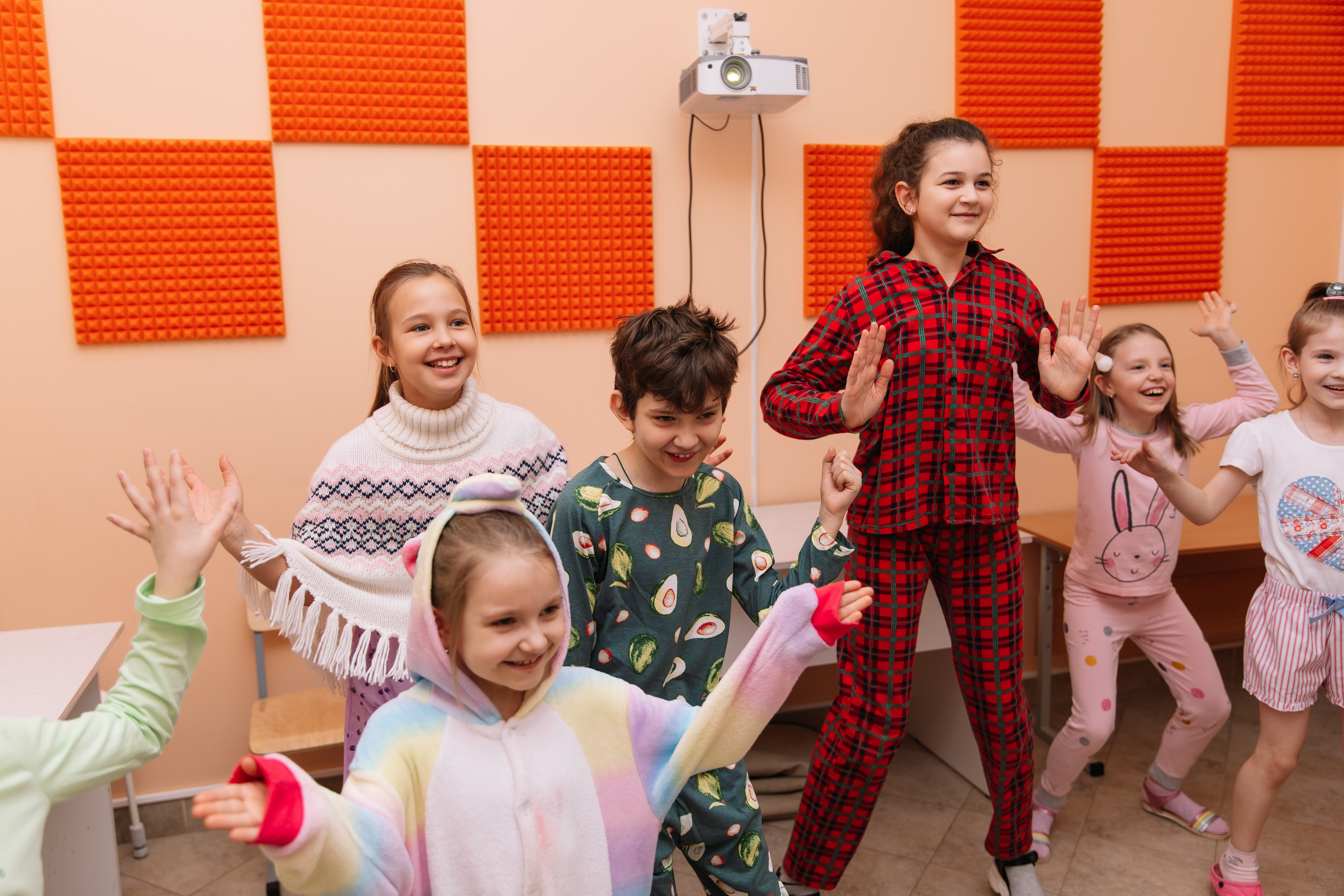 Пижамная вечеринка. Фотограф Москва Мария Захарова