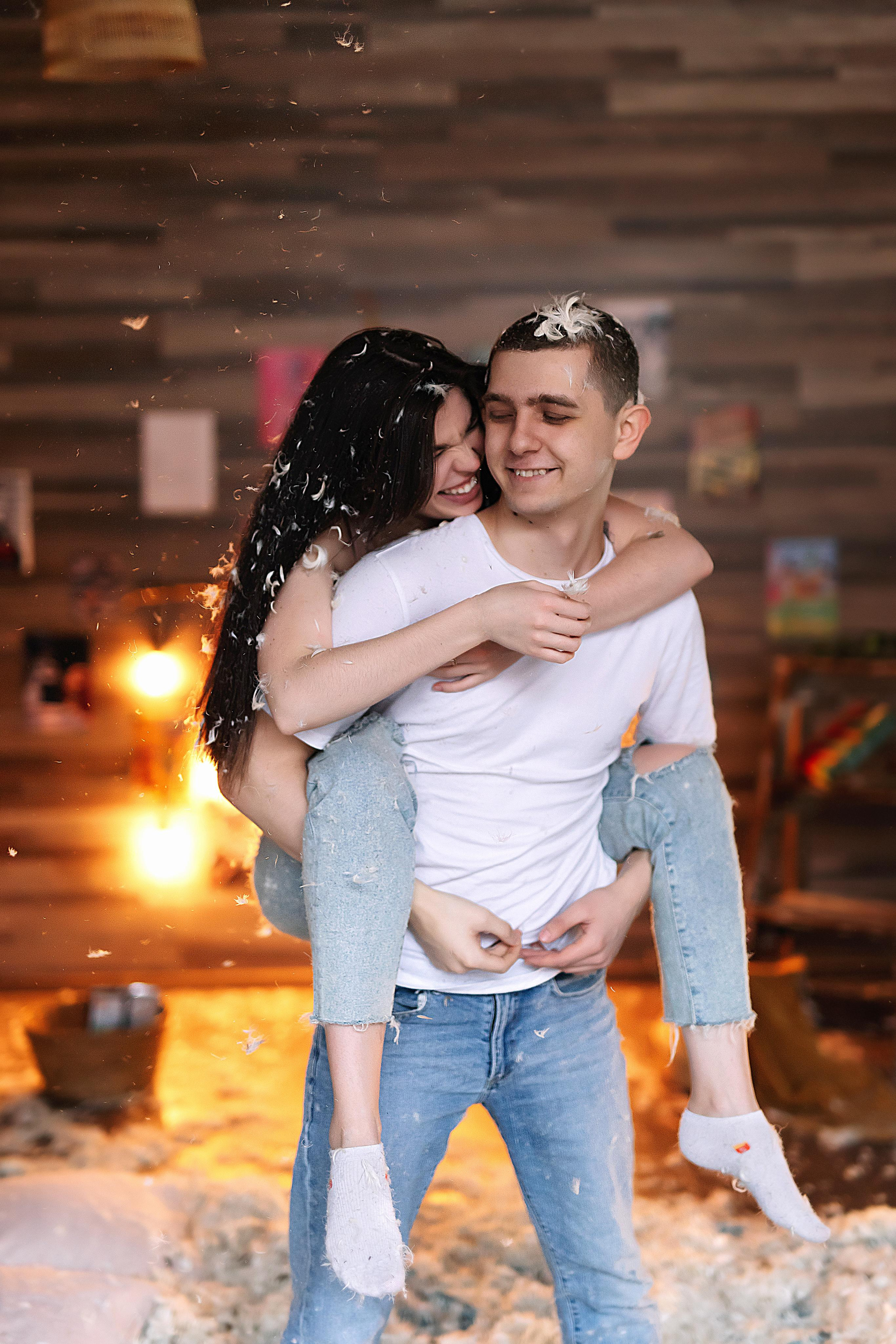 Pro любовь. В перьях. Фотограф Москва Мария Захарова