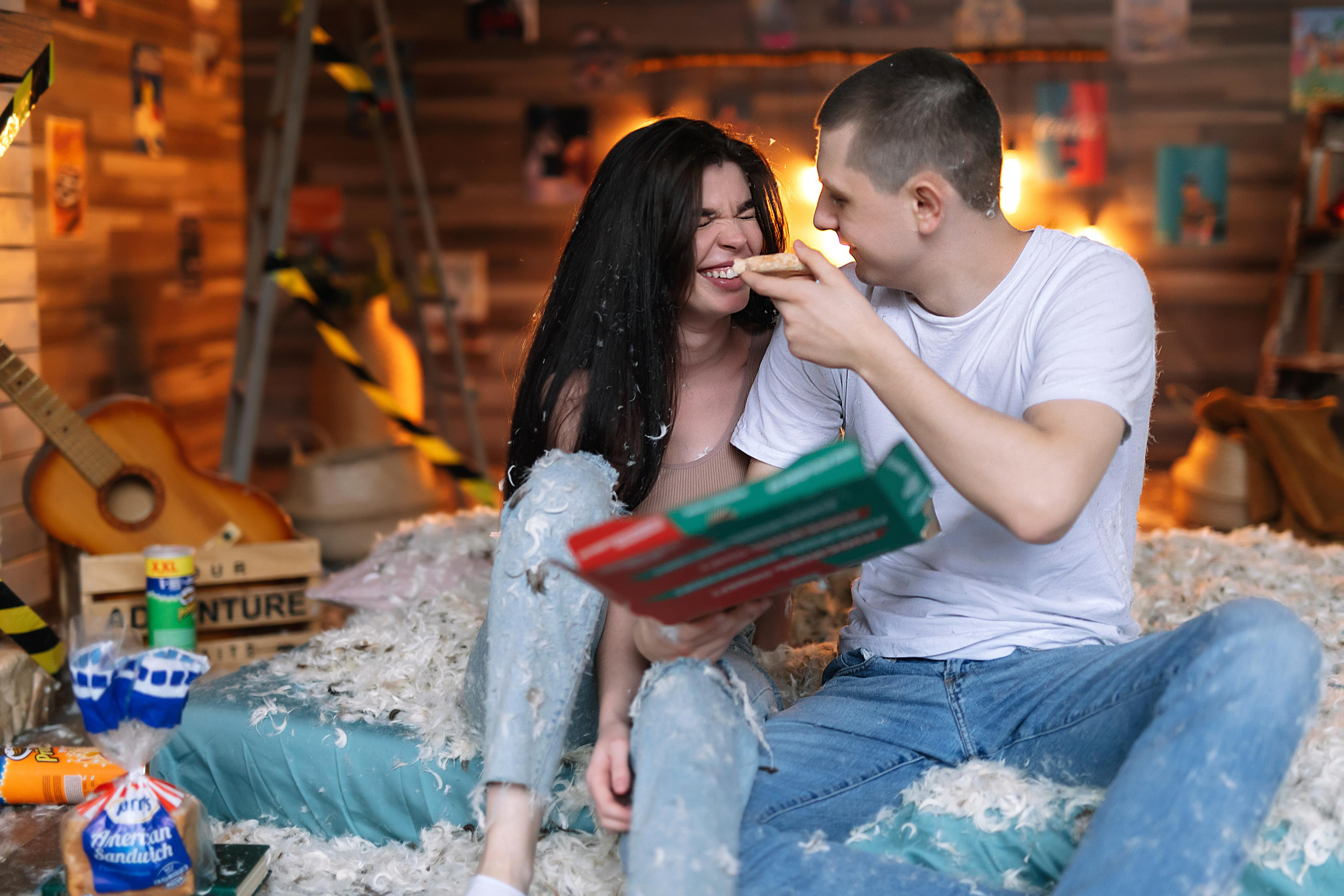 Pro любовь. В перьях. Фотограф Москва Мария Захарова