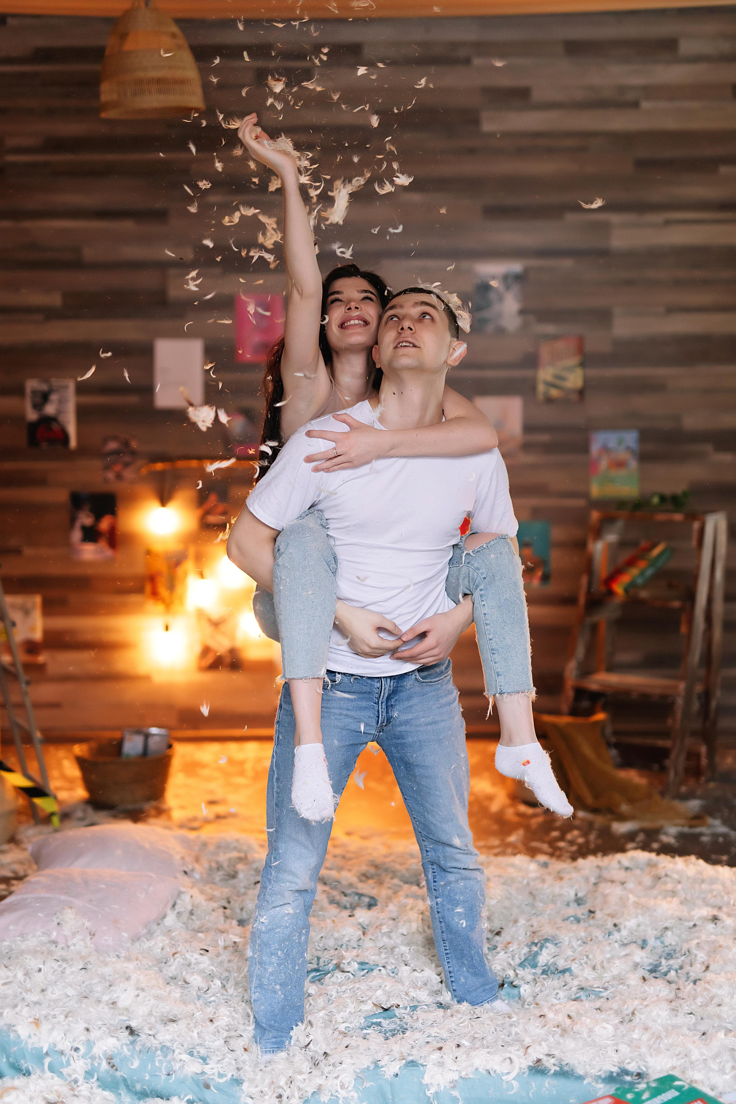 Pro любовь. В перьях. Фотограф Москва Мария Захарова