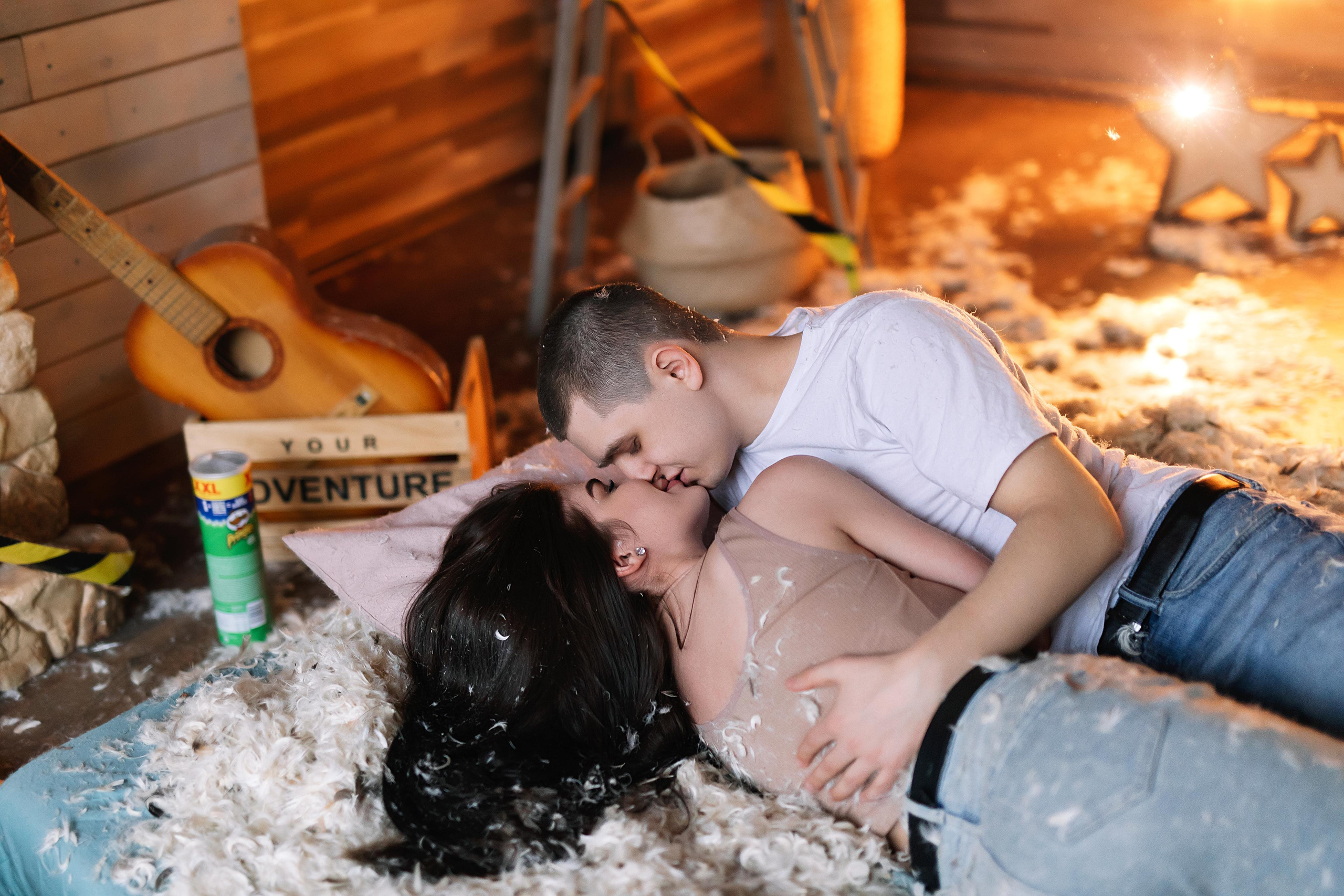 Pro любовь. В перьях. Фотограф Москва Мария Захарова