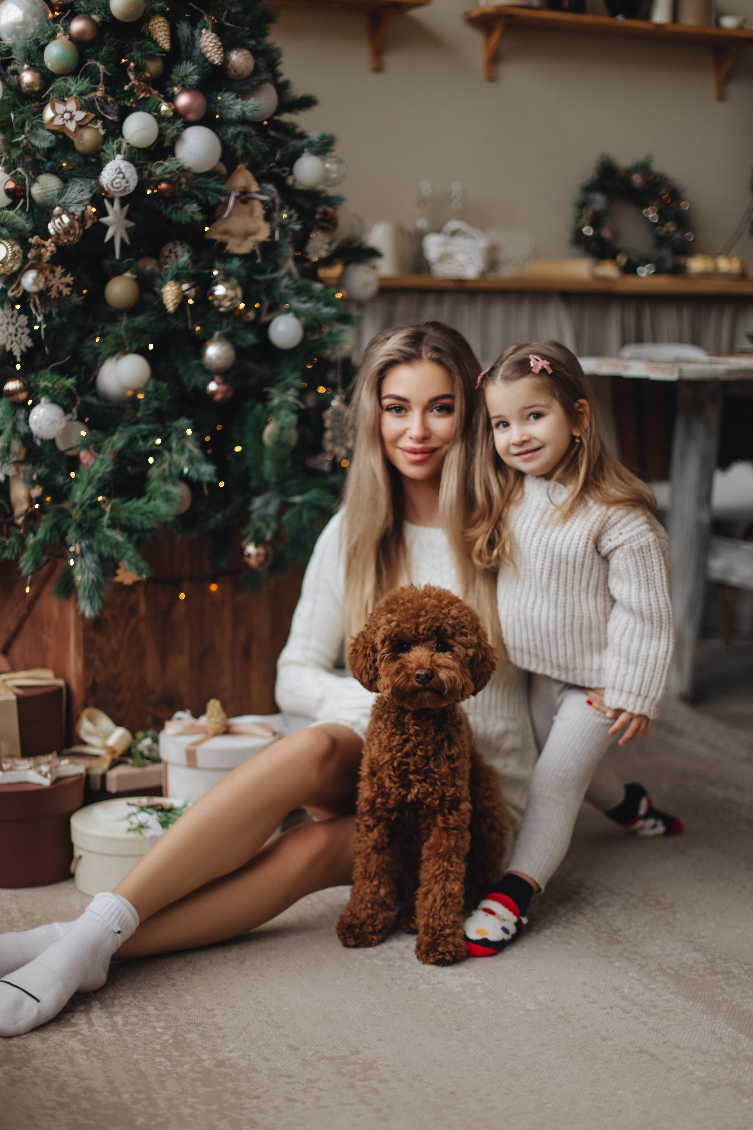 Girls… New Year. NatalieDmi — фотосессия беременности, семейный фотограф, портрет