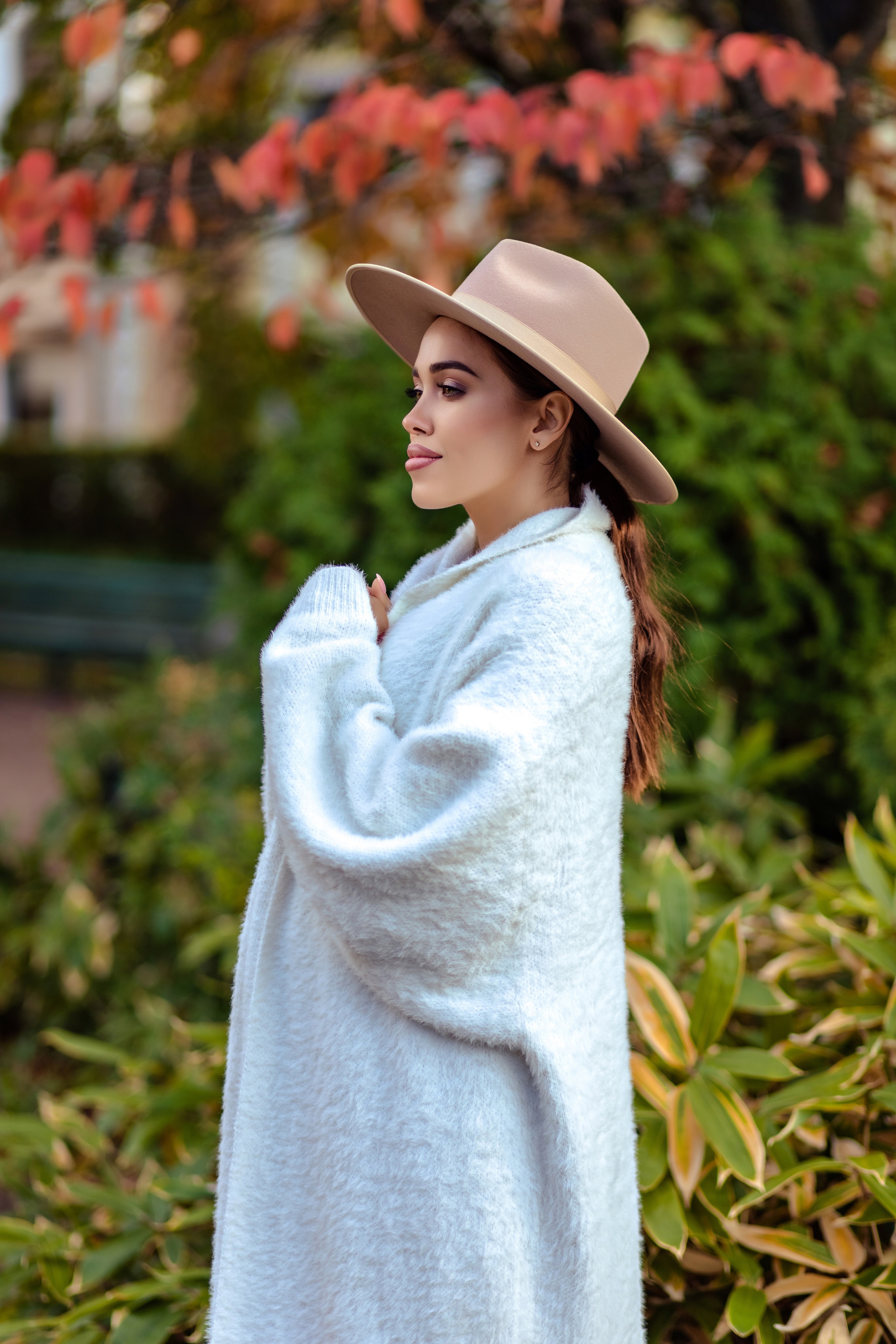 Julianna in the Botanical Garden. NatalieDmi — фотосессия беременности, семейный фотограф, портрет