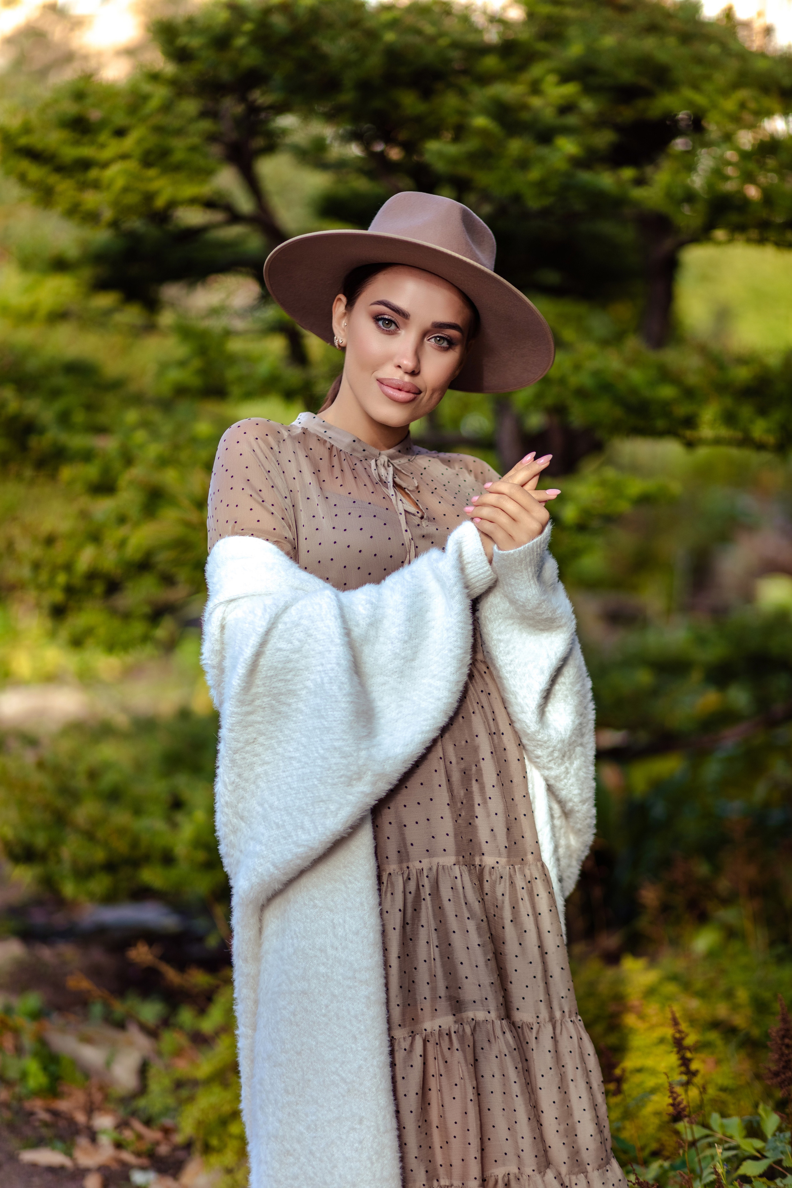 Julianna in the Botanical Garden. NatalieDmi — фотосессия беременности, семейный фотограф, портрет