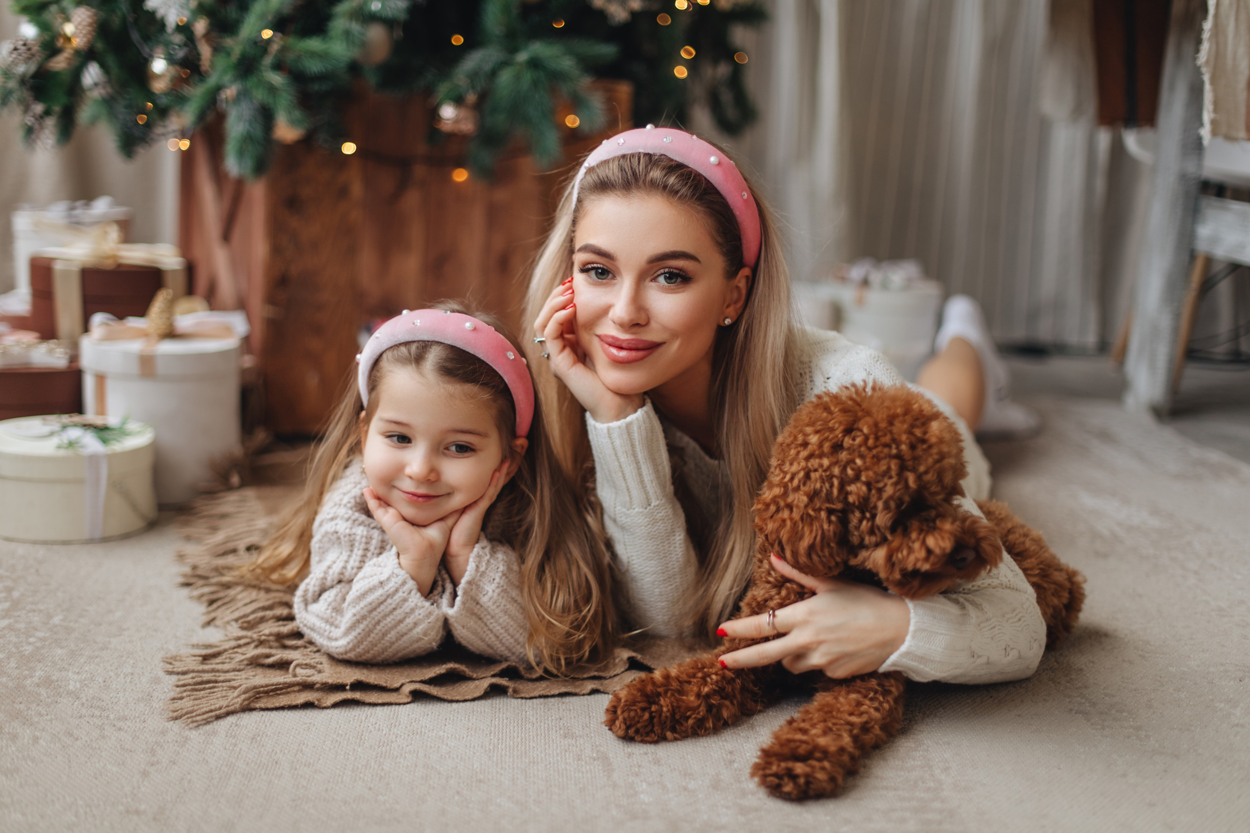 Girls… New Year. NatalieDmi — фотосессия беременности, семейный фотограф, портрет