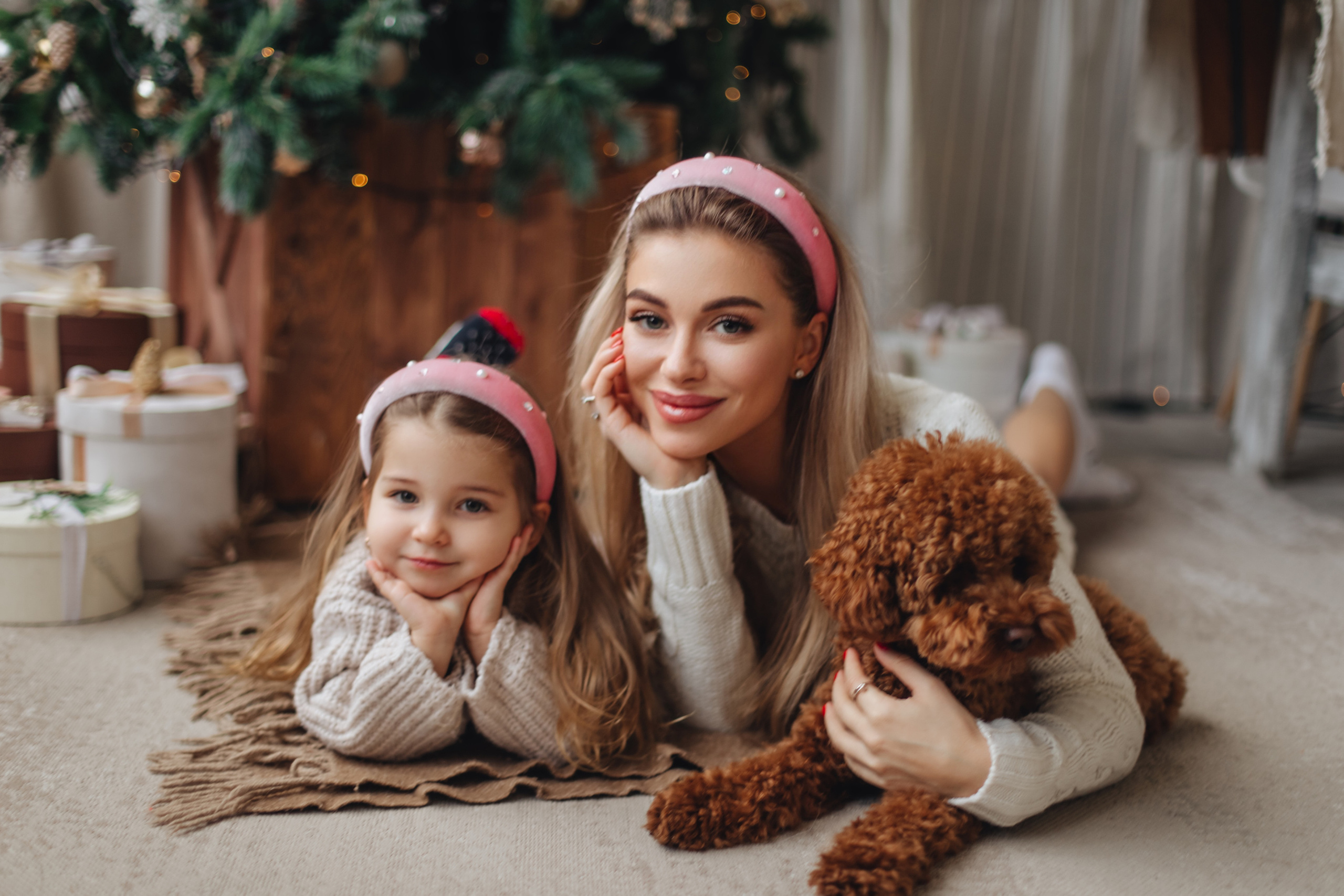 Girls… New Year. NatalieDmi — фотосессия беременности, семейный фотограф, портрет