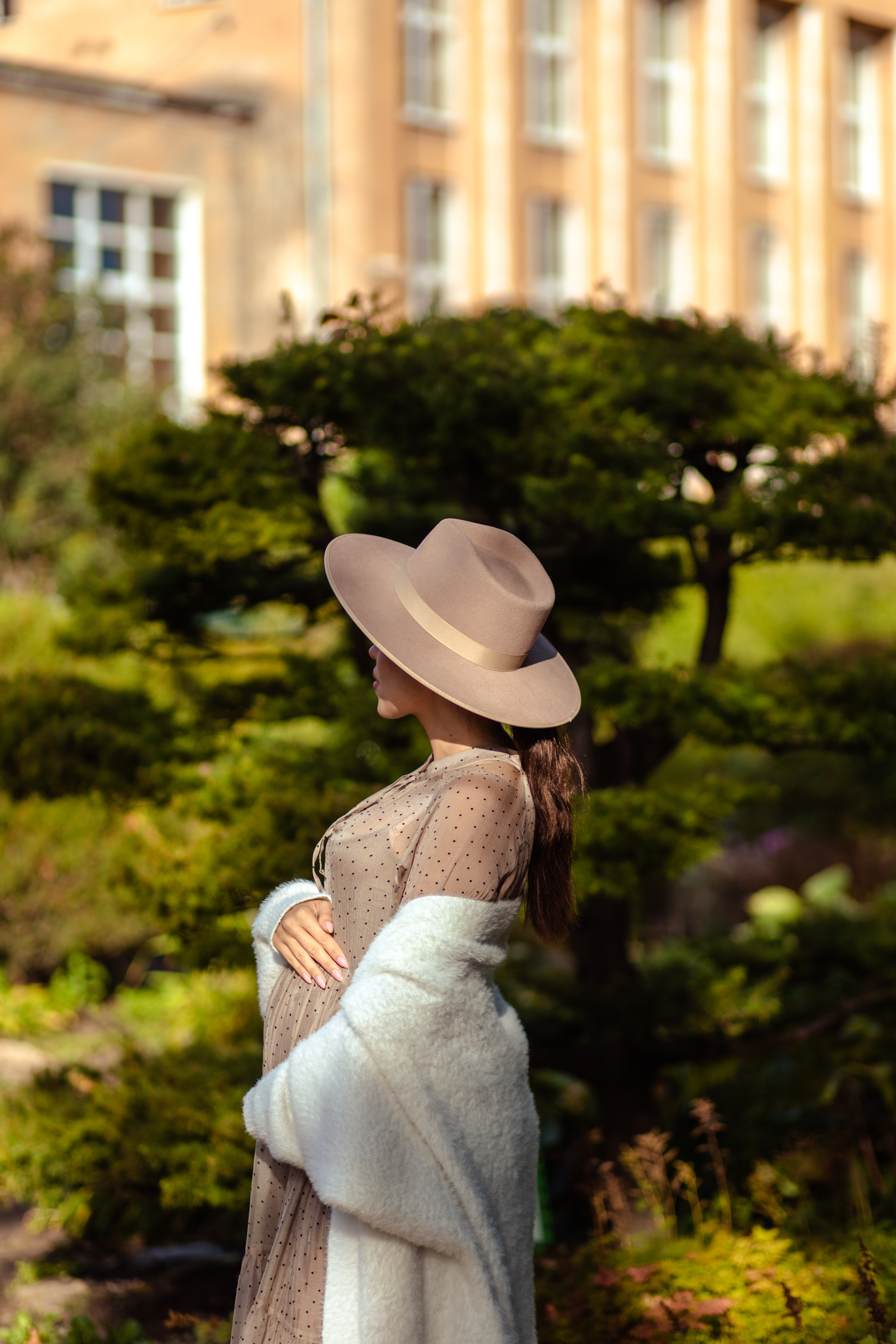 Julianna in the Botanical Garden. NatalieDmi — фотосессия беременности, семейный фотограф, портрет