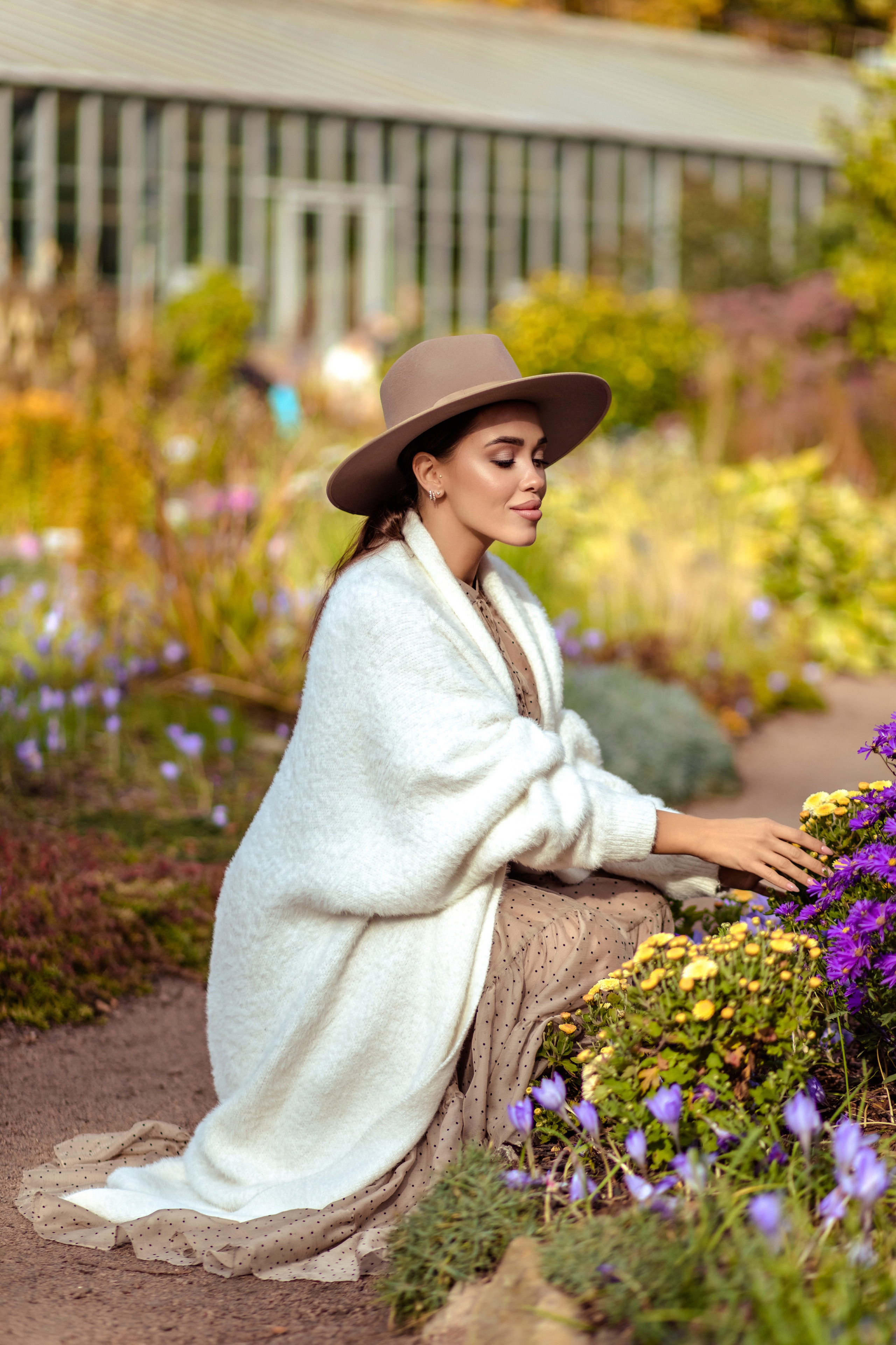 Julianna in the Botanical Garden. NatalieDmi — фотосессия беременности, семейный фотограф, портрет