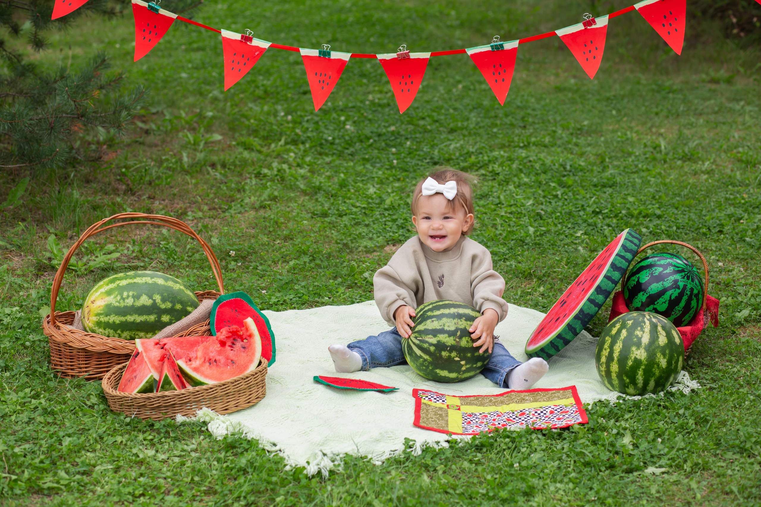 Арбузный фотодень в Жк Красногорский. Семейный и детский фотограф в Москве и МО — Александра