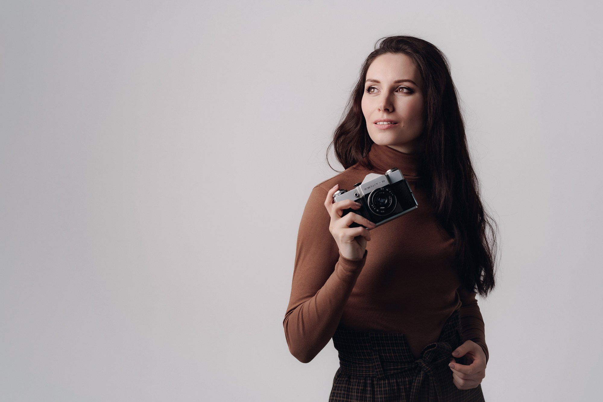 женский портрет в студии