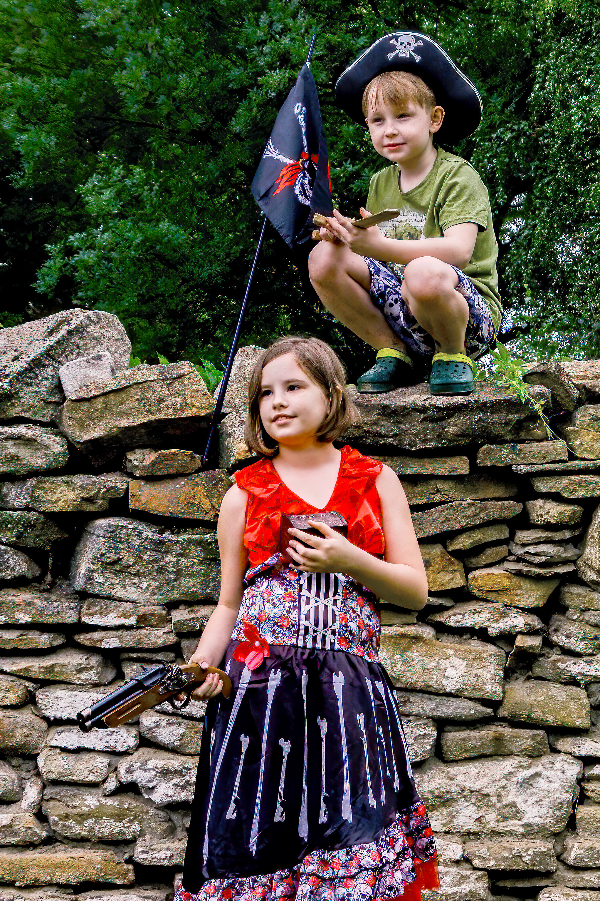 пират и пиратка, детская пиратская вечеринка