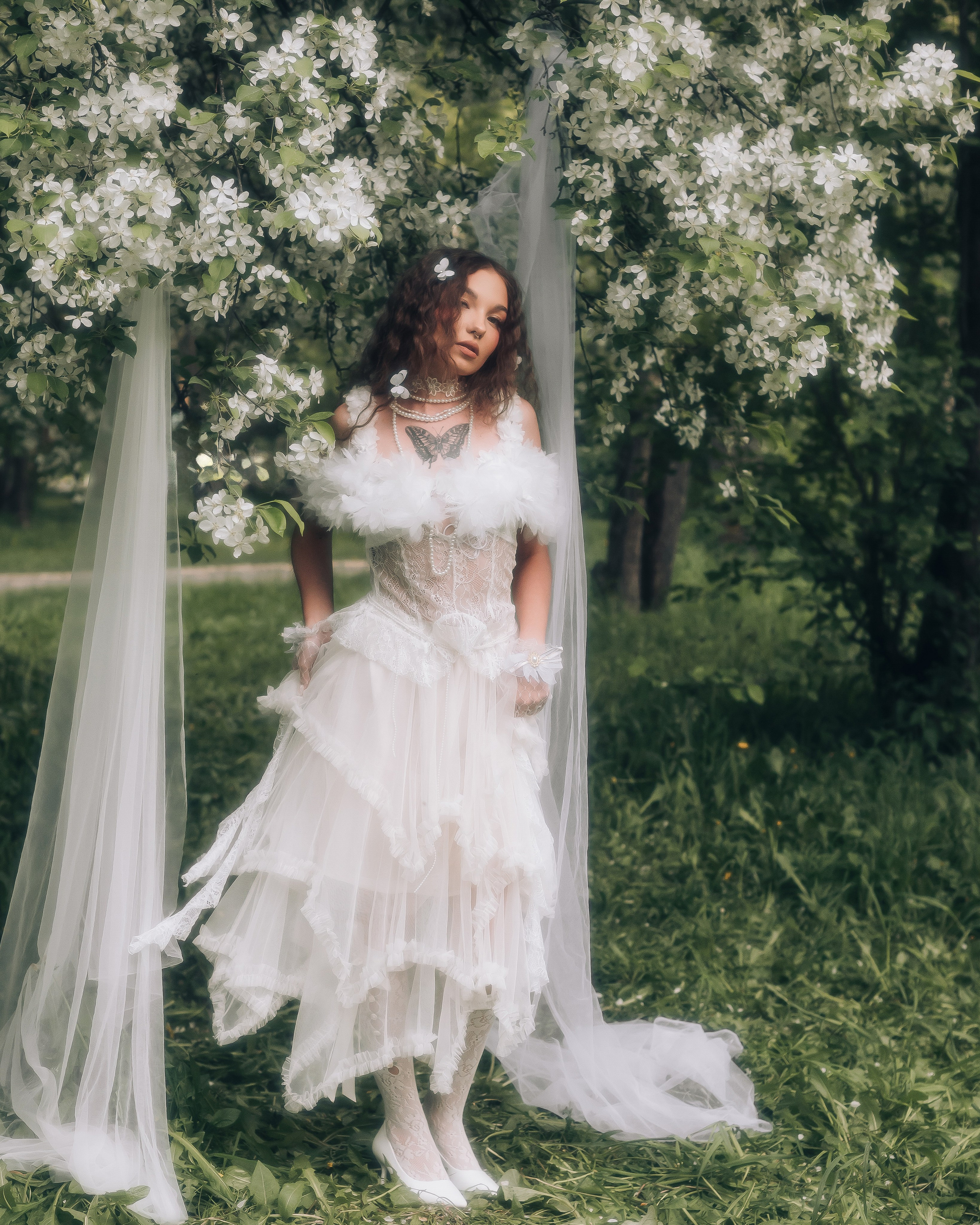 Фотосессия в цветении в Кузбасском парке г. Кемерово