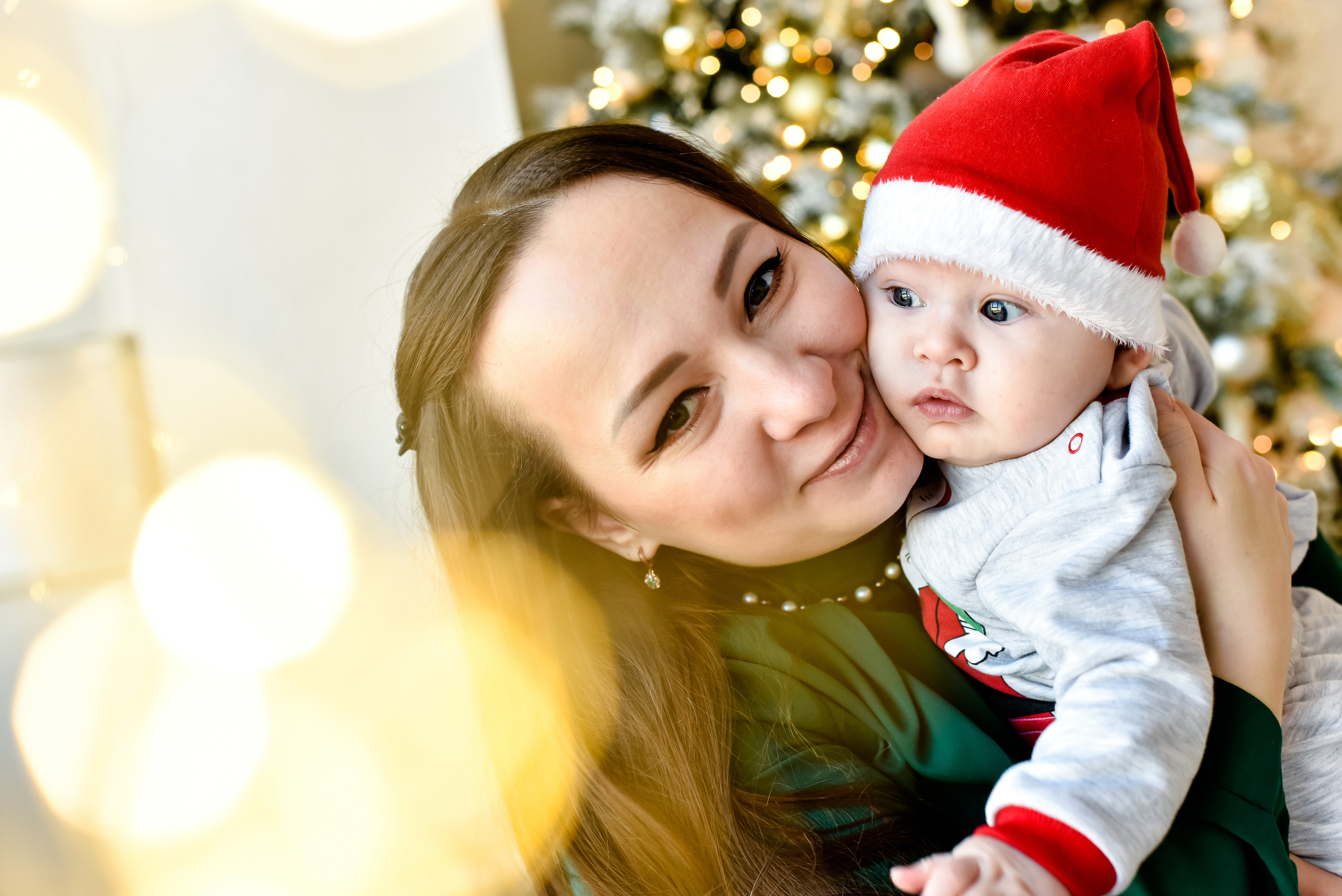 Новогодняя съемка Настя, Максим. Лев