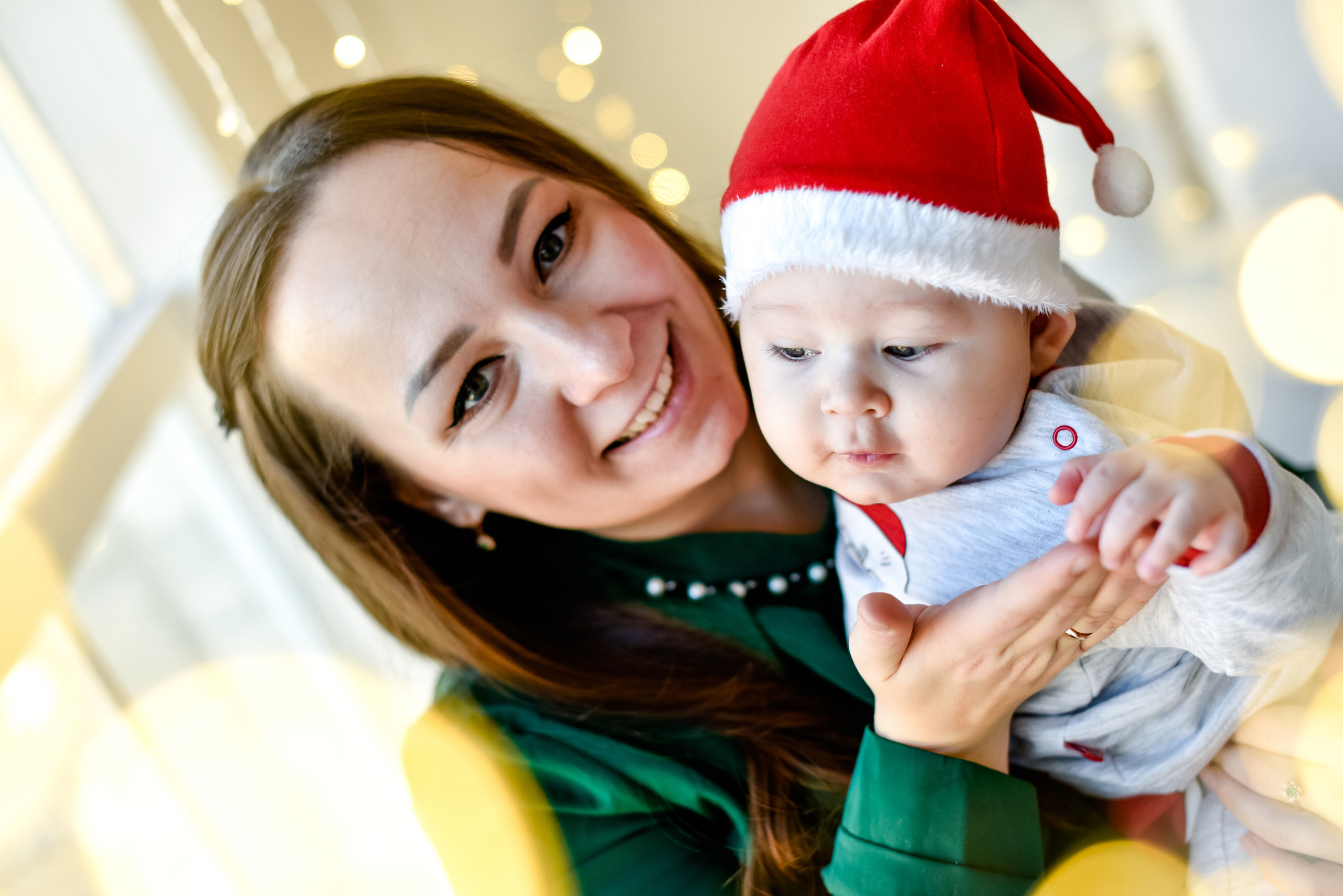 Новогодняя съемка Настя, Максим. Лев