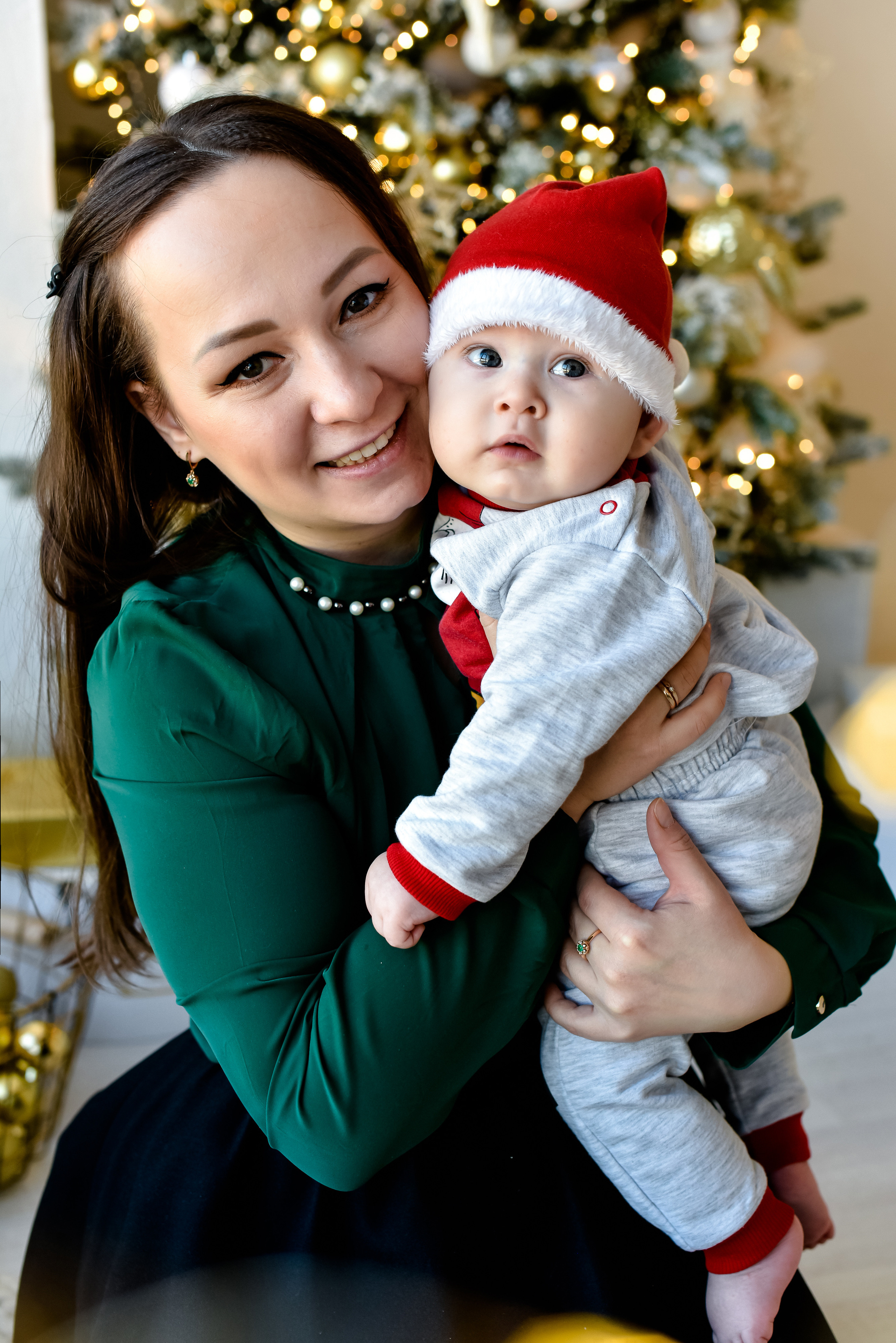 Новогодняя съемка Настя, Максим. Лев