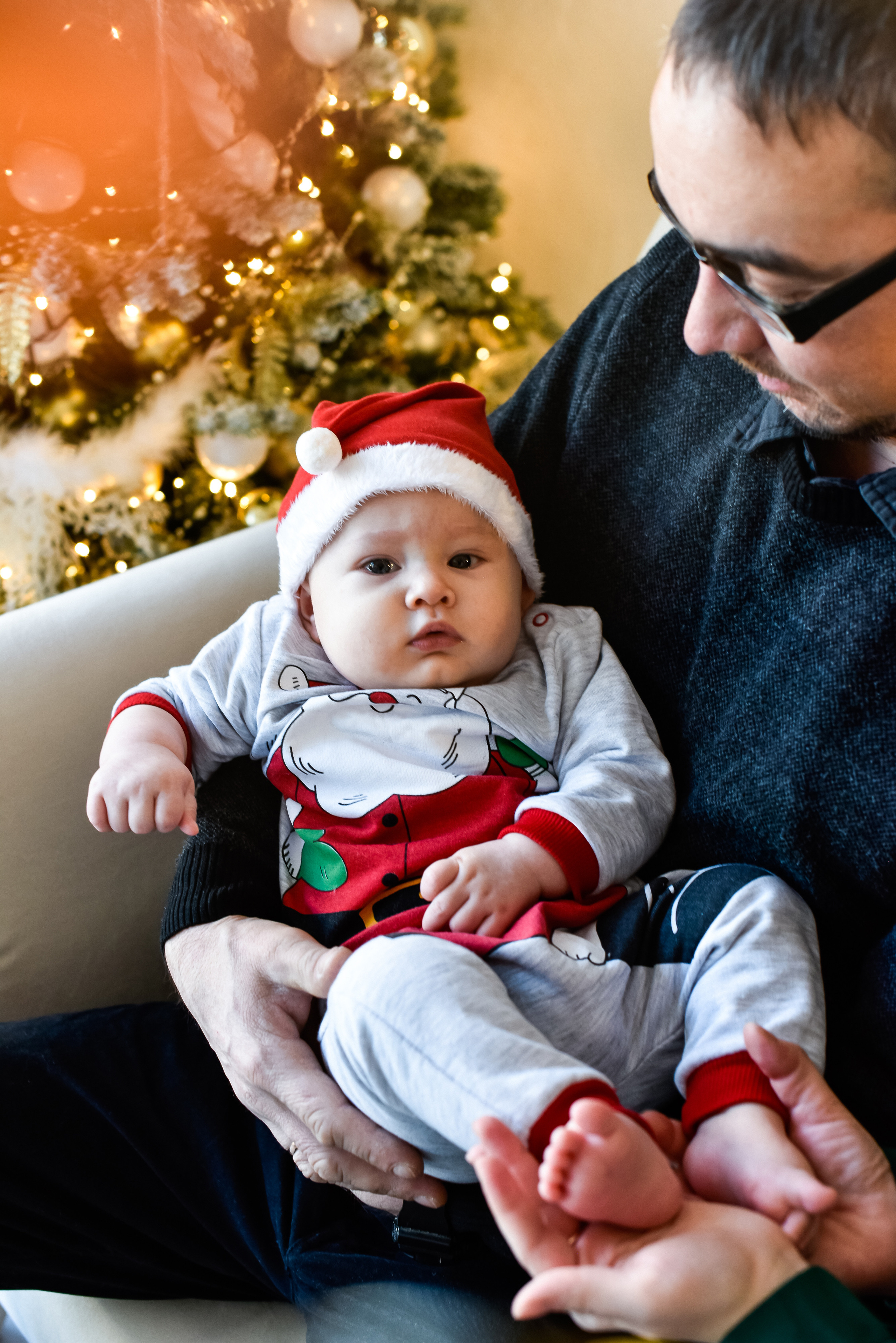 Новогодняя съемка Настя, Максим. Лев