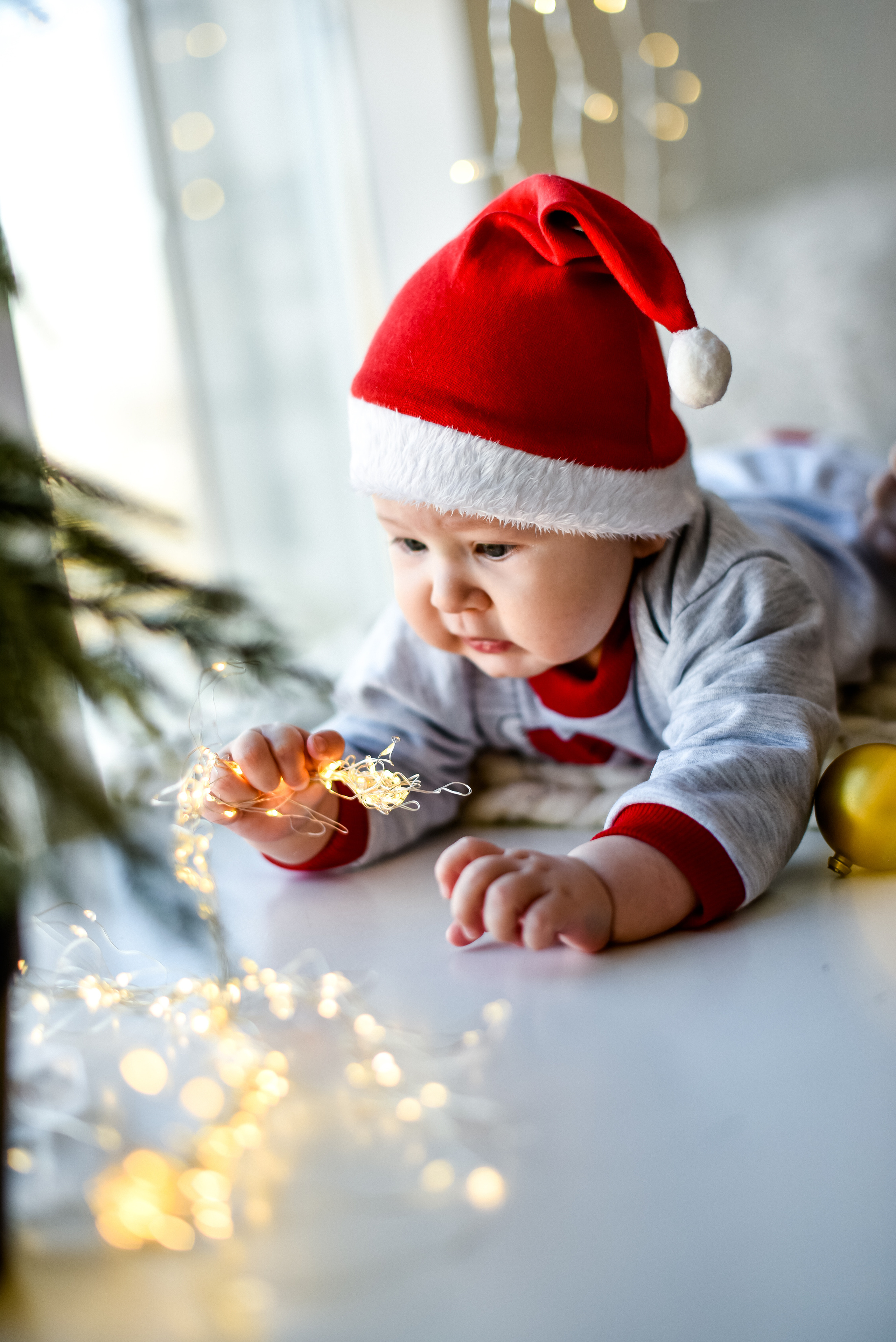 Новогодняя съемка Настя, Максим. Лев