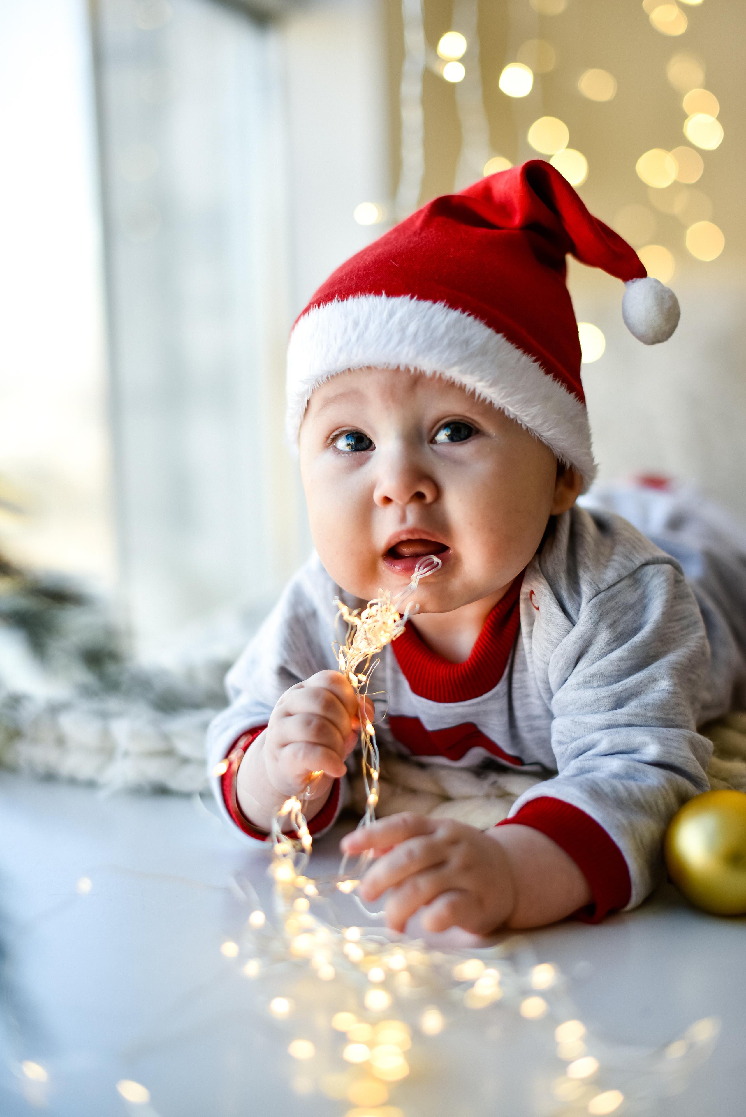Новогодняя съемка Настя, Максим. Лев
