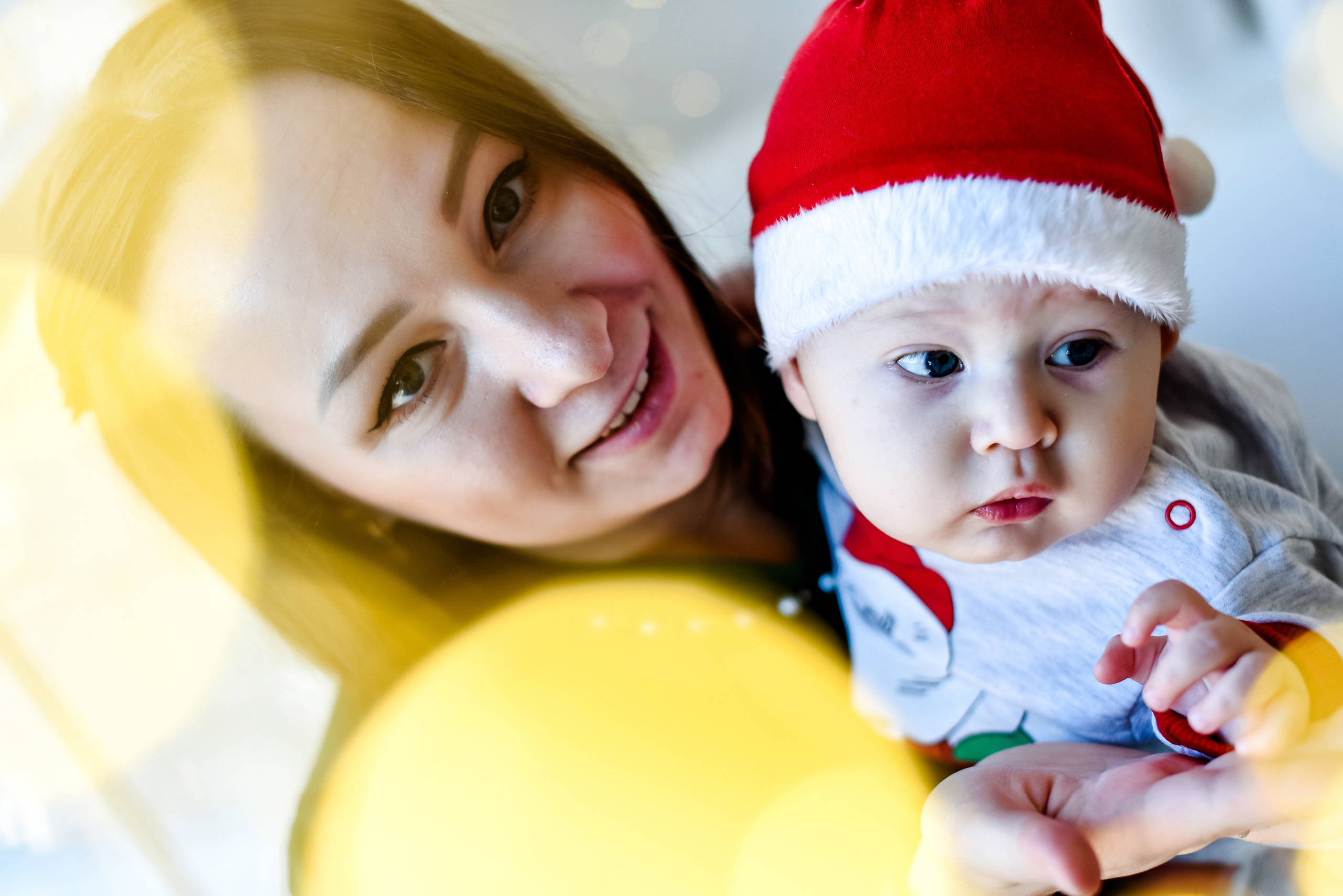 Новогодняя съемка Настя, Максим. Лев