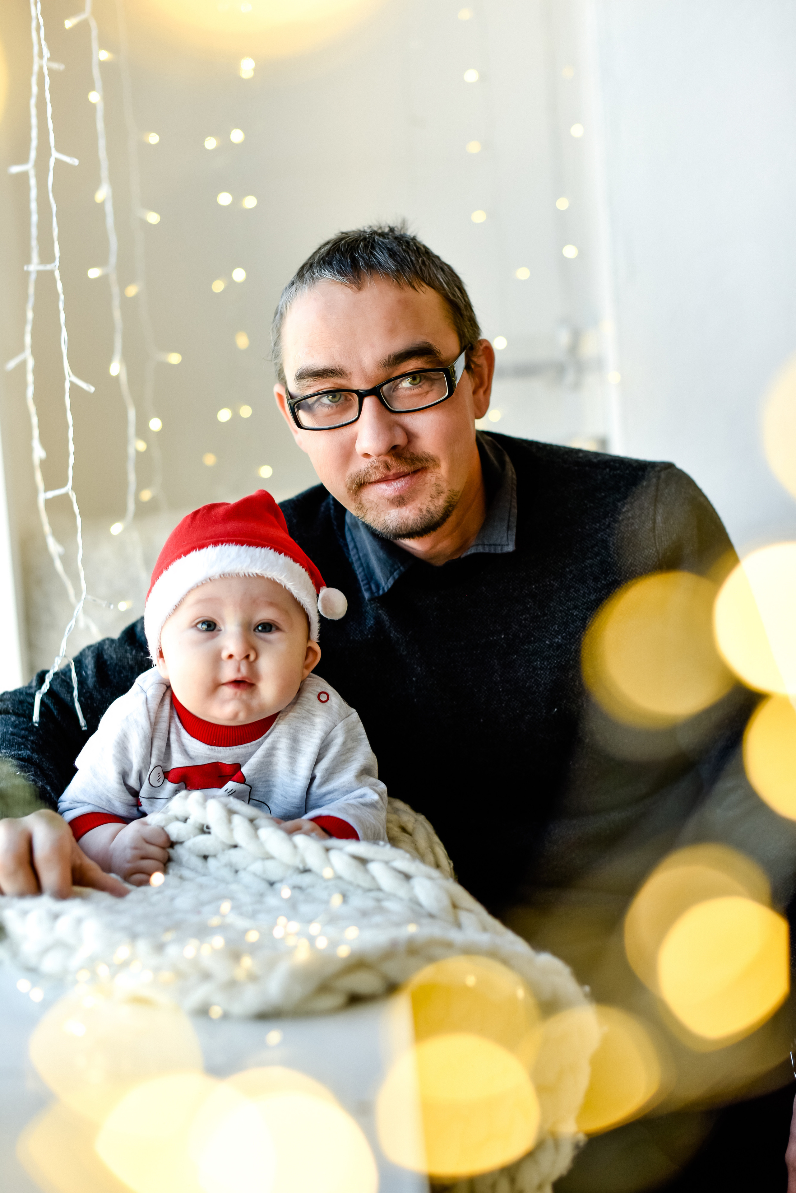 Новогодняя съемка Настя, Максим. Лев