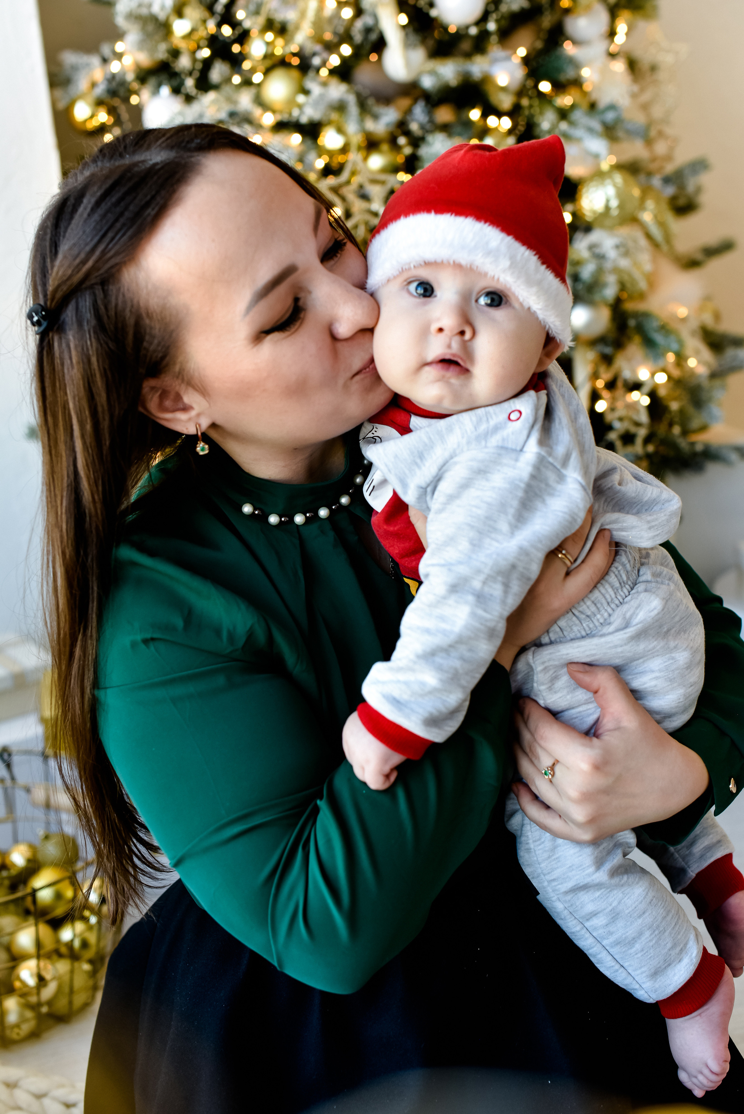 Новогодняя съемка Настя, Максим. Лев