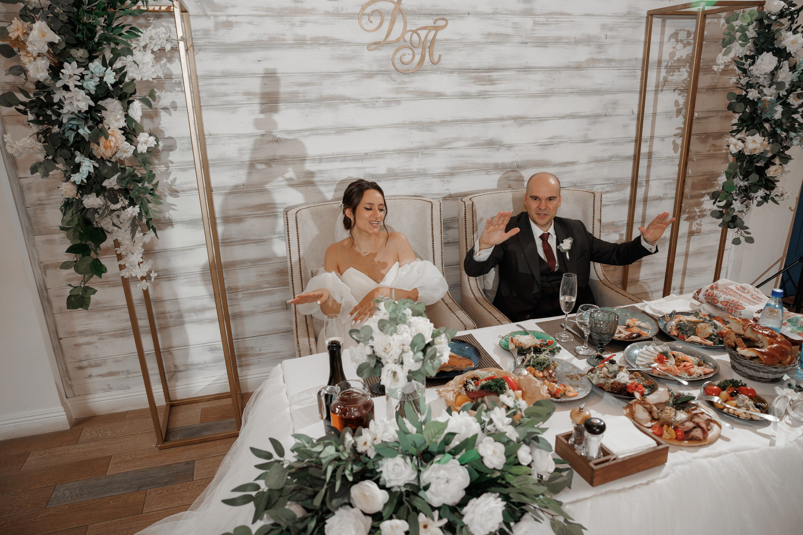 Полина и Дмитрий, загородный клуб «Барин», ЗАГС в г. Пушкино. Свадебный и репортажный фотограф (Москва, Королев и другие)