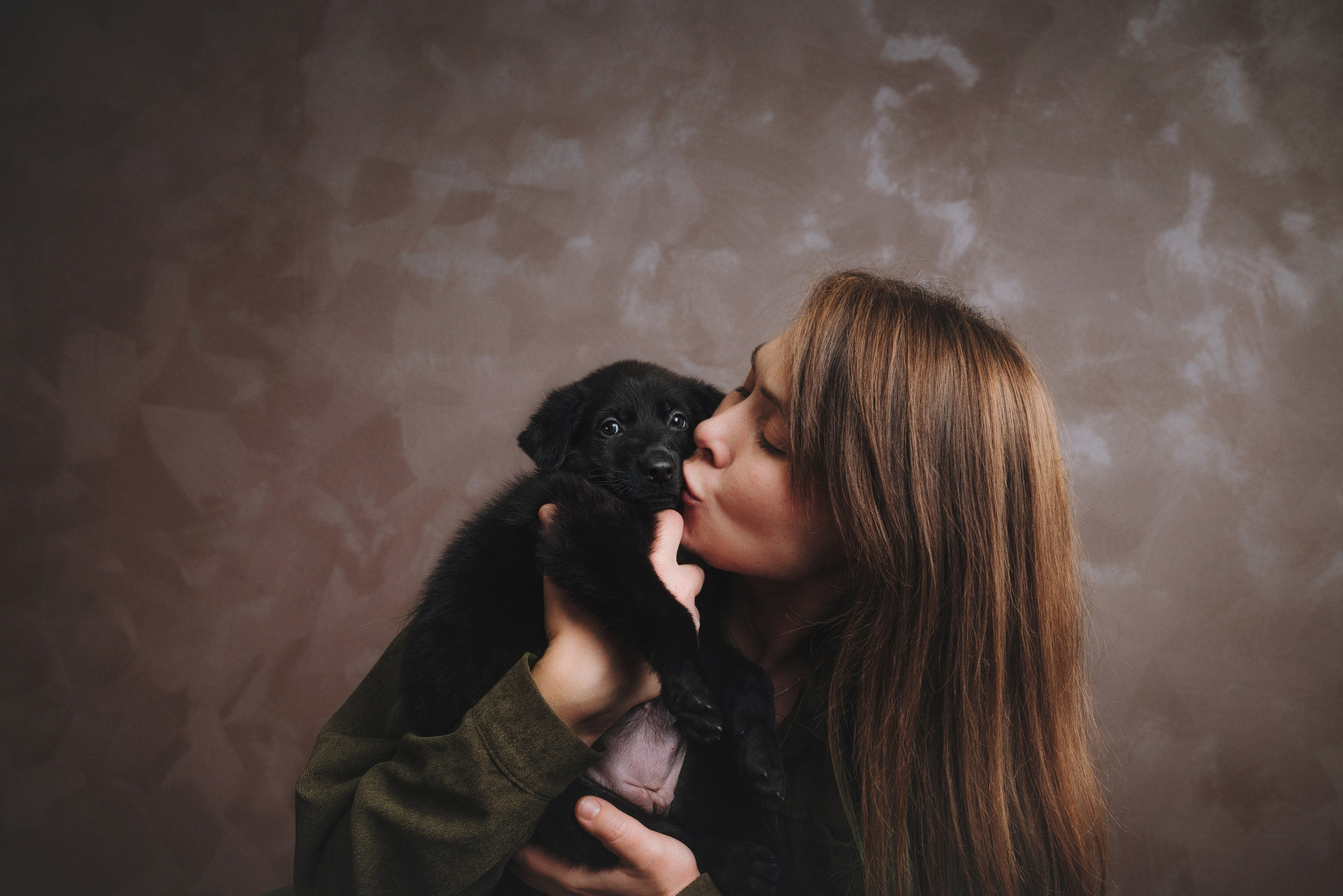 Аня и Базилика. Фотограф анималист Осипчикова Мария