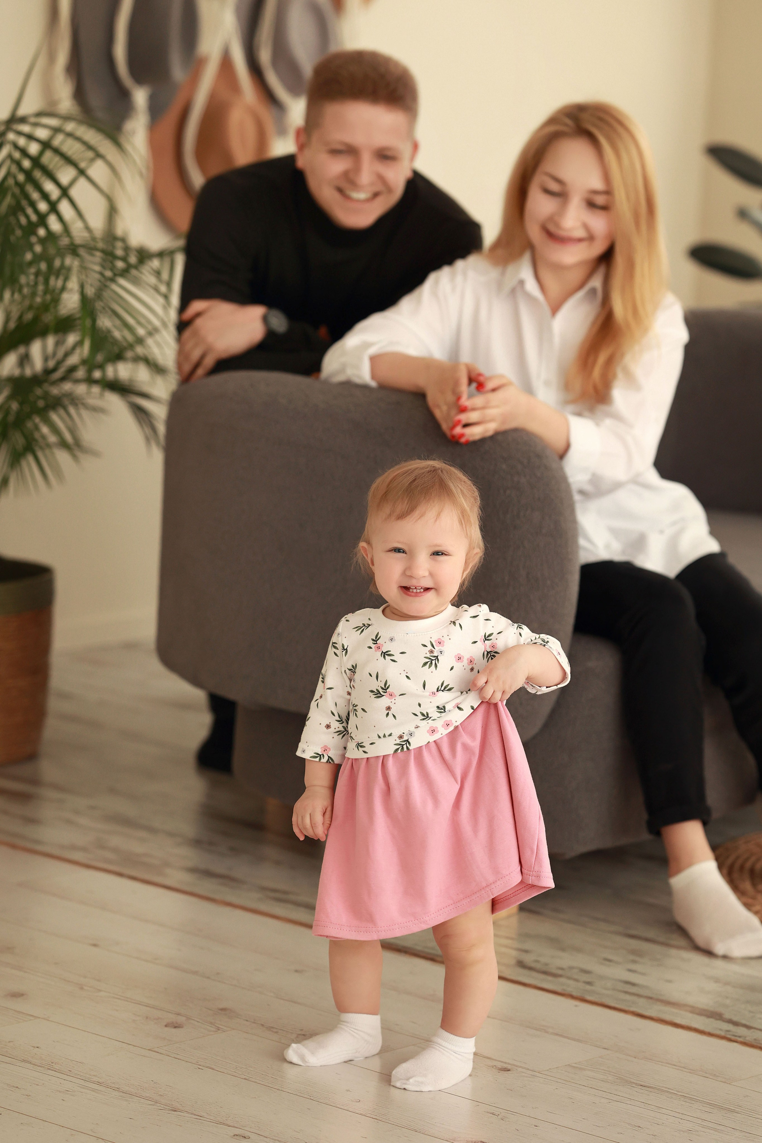 Таечке 1 годик (фотостудия ОКНА). Семейный и детский фотограф в Перми Мария Карабатова