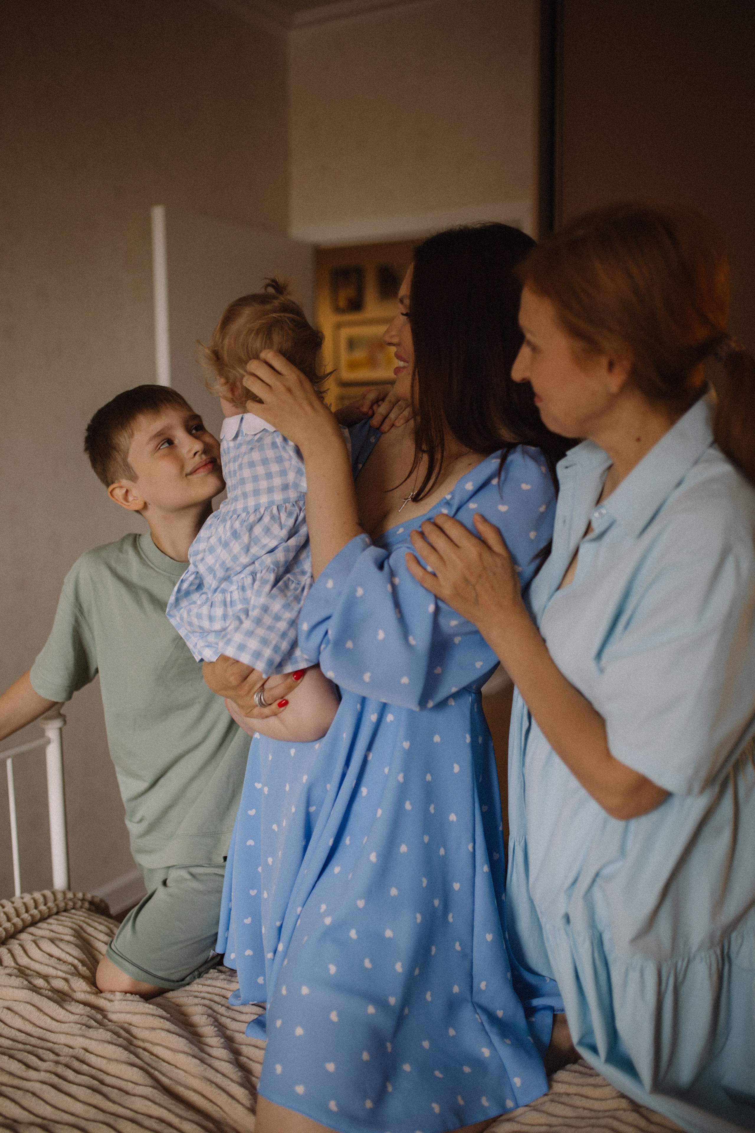 Семейная домашняя история Насти. Семейный фотограф в Москве и Люберцах Юлия Гуськова