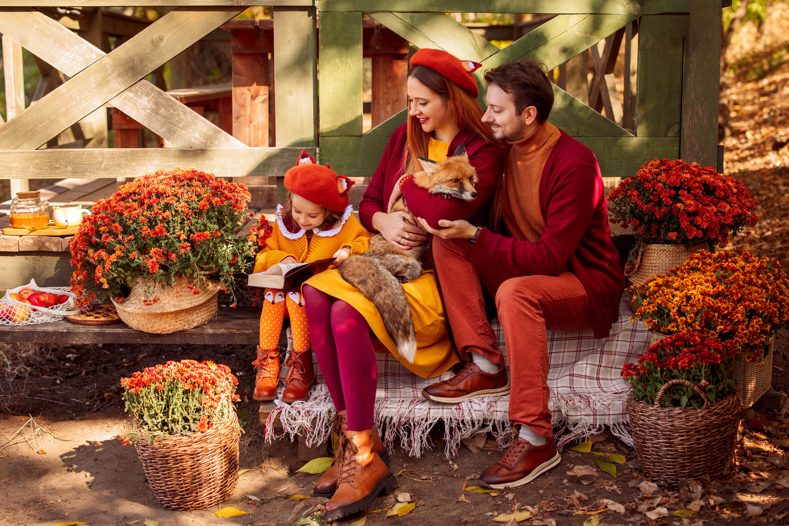 Осень с «Лисом». Семейный и детский фотограф в Краснодаре Анна Трашкова