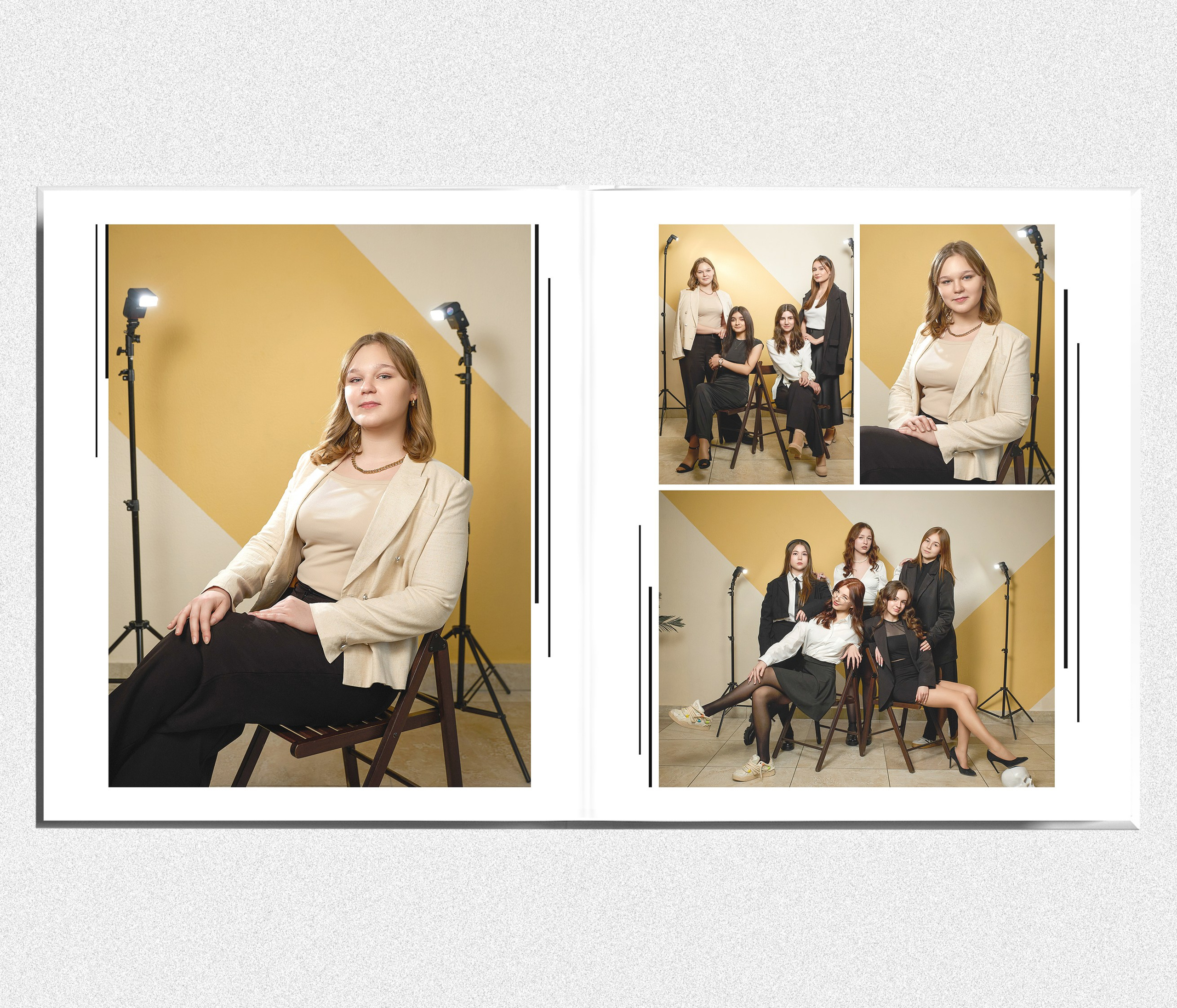 Книга выпускника  9 и 11 класс "Лофт" Тюмень. Выпускные альбомы в Тюмени для школ, садов, вузов спортивных секций