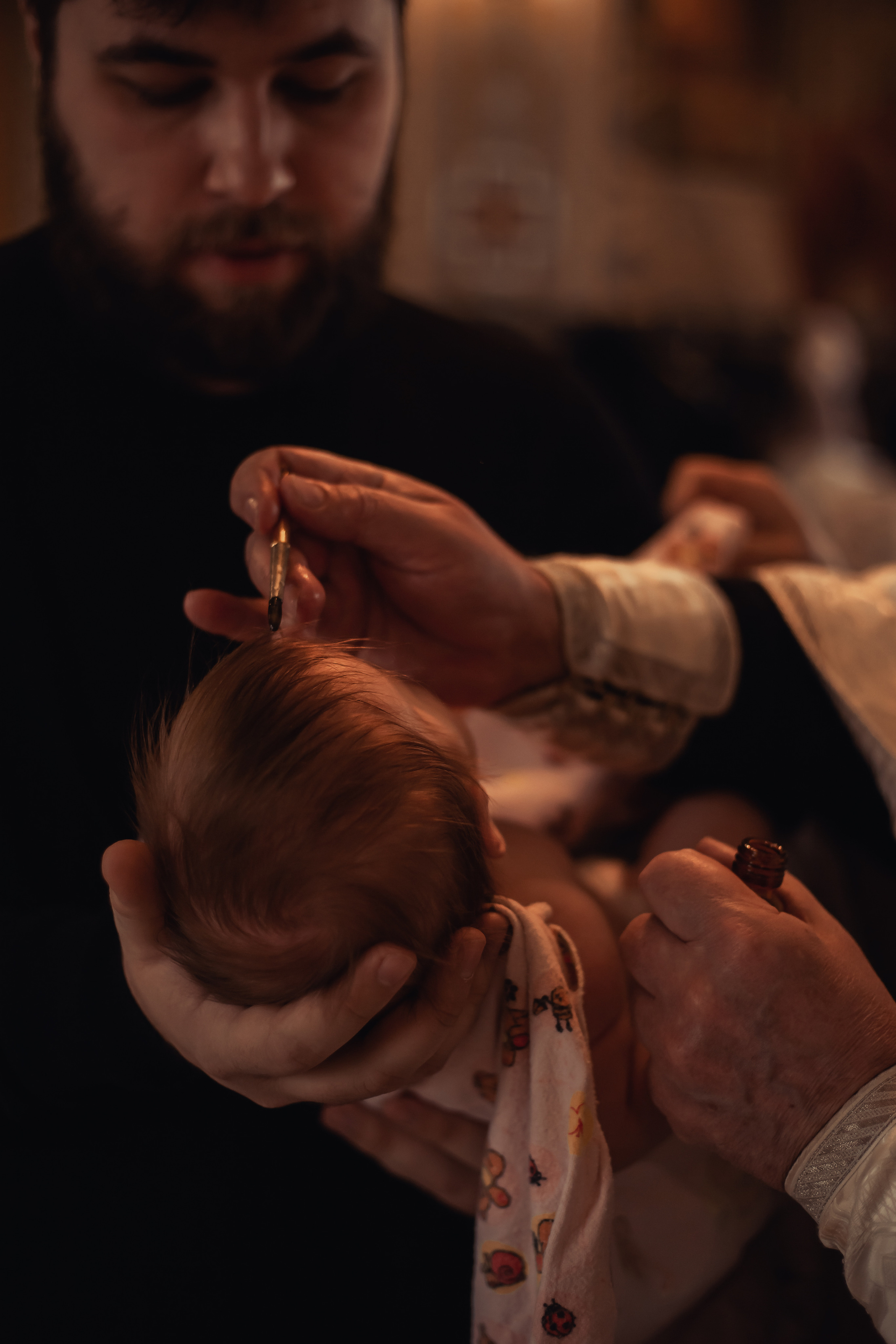 Крещение Миши Храм Серафима Саровского Пригородный. Фотограф новорожденных Оренбург Оксана Трофимова