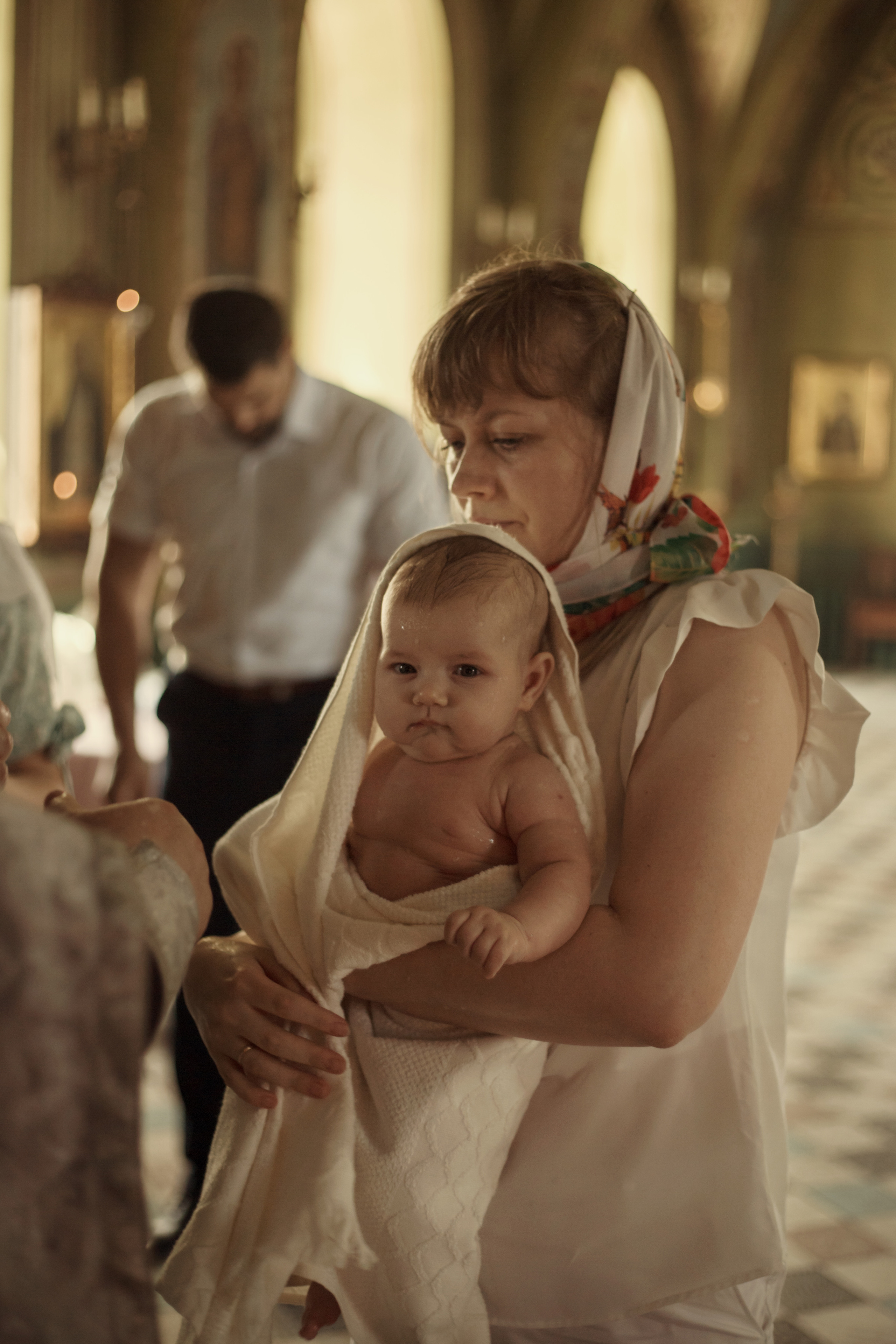 Крещение Вали. Фотограф новорожденных Оренбург Оксана Трофимова