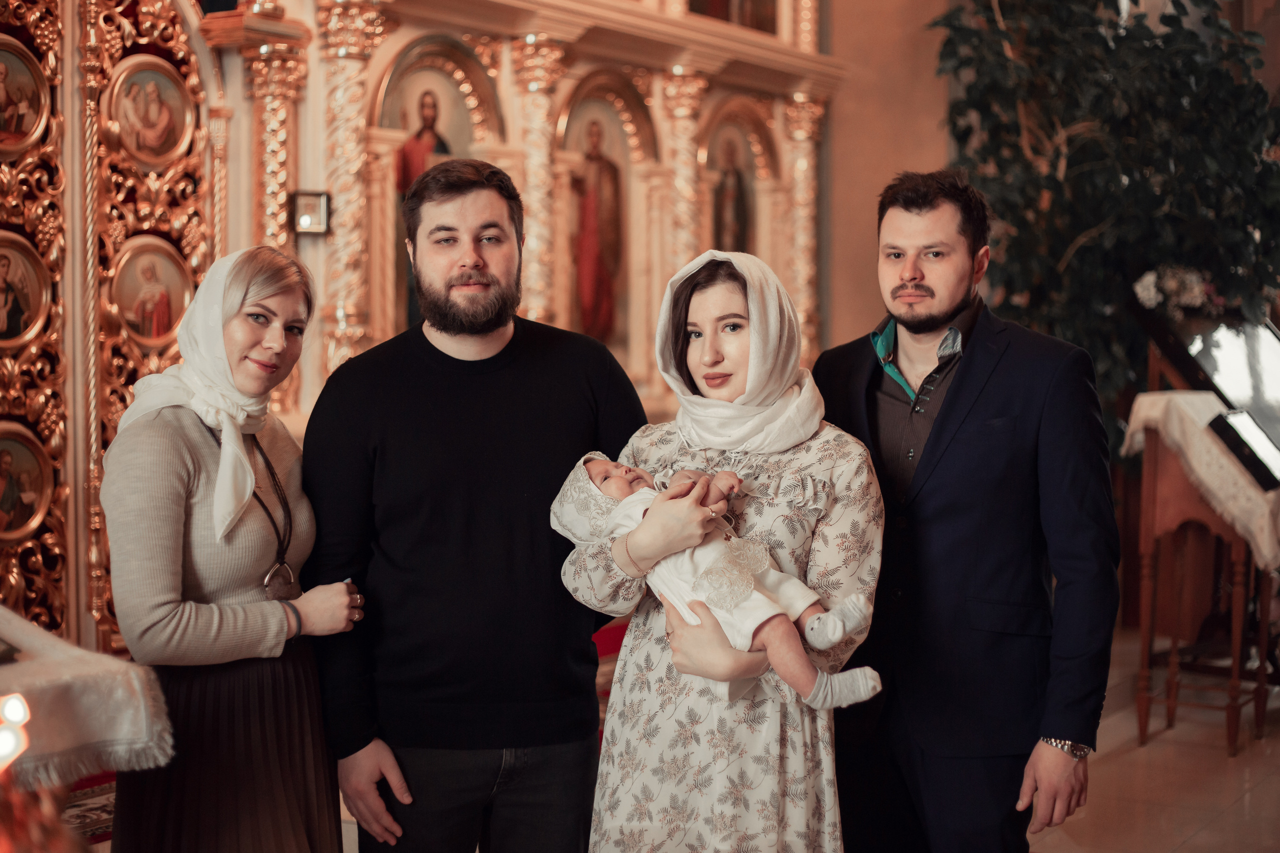 Крещение Миши Храм Серафима Саровского Пригородный. Фотограф новорожденных Оренбург Оксана Трофимова