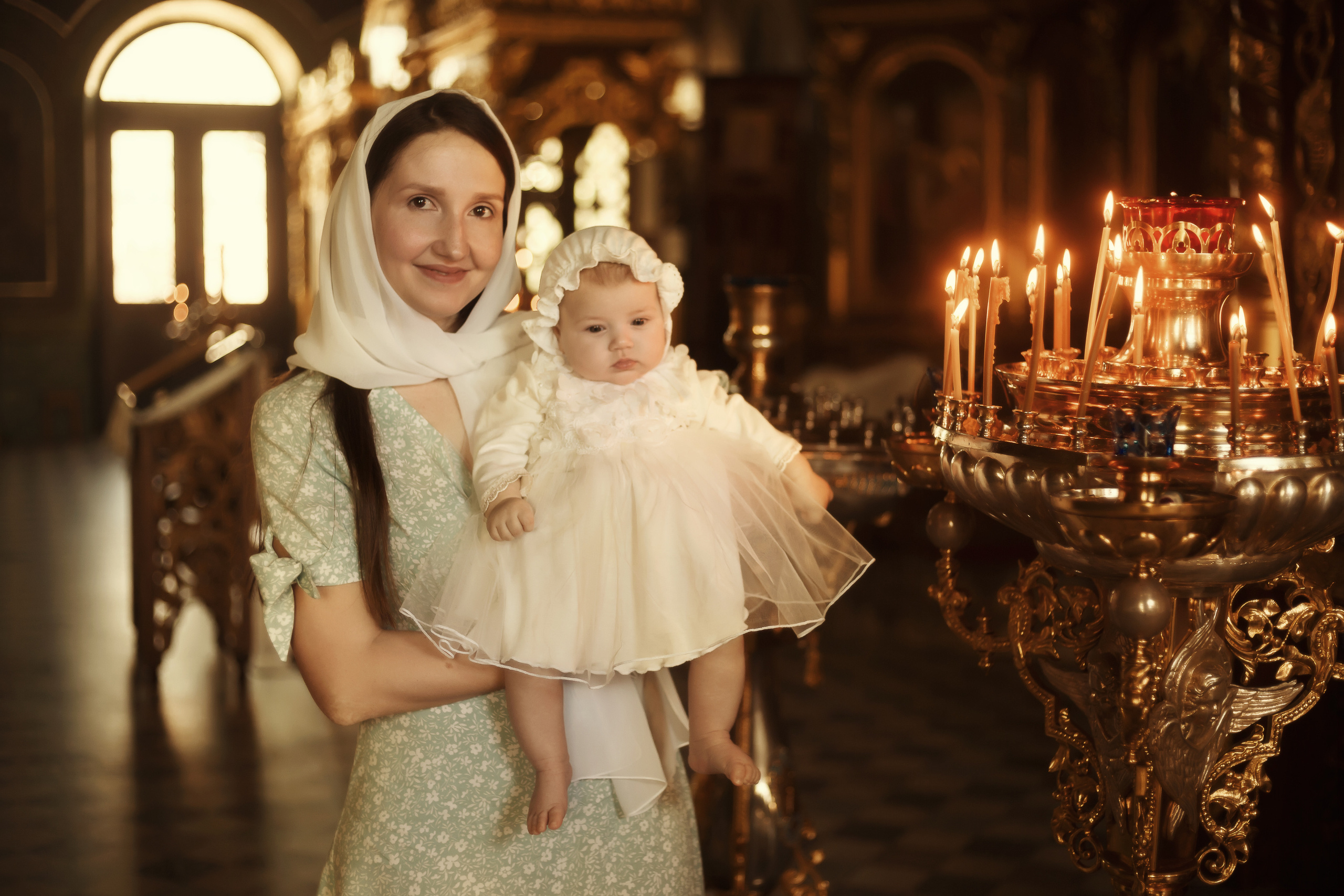 Крещение Вали. Фотограф новорожденных Оренбург Оксана Трофимова