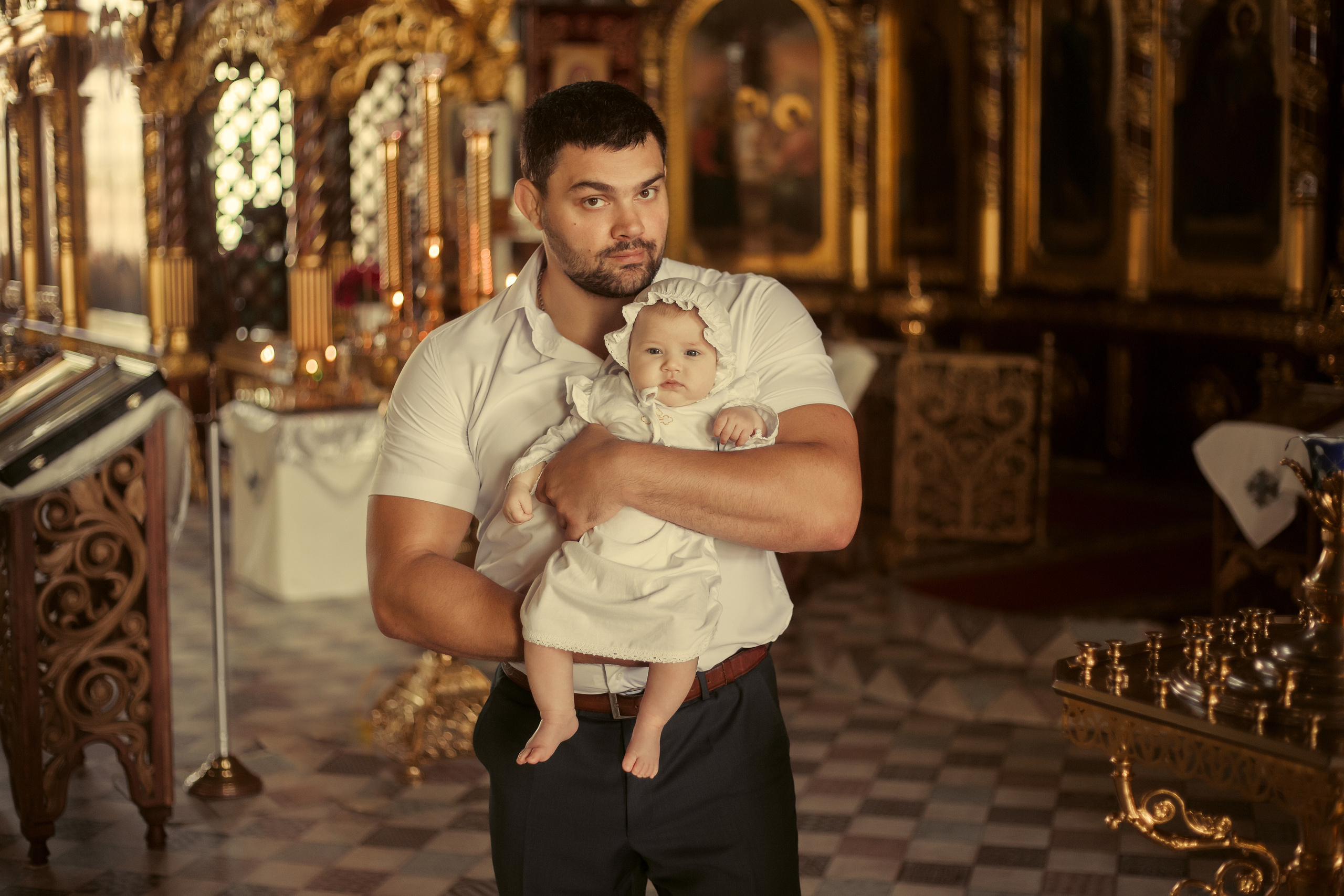 Крещение Вали. Фотограф новорожденных Оренбург Оксана Трофимова