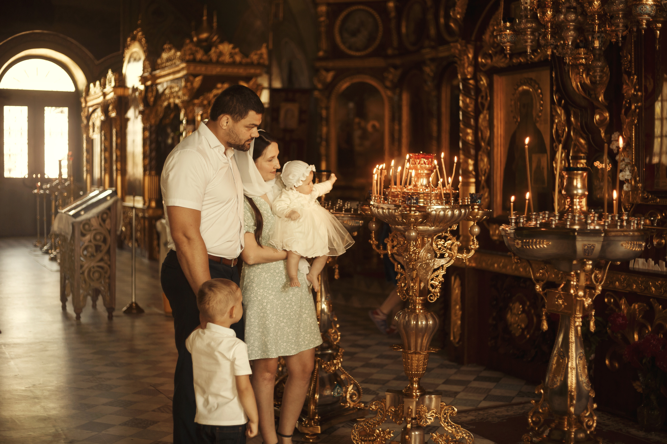 Крещение Вали. Фотограф новорожденных Оренбург Оксана Трофимова