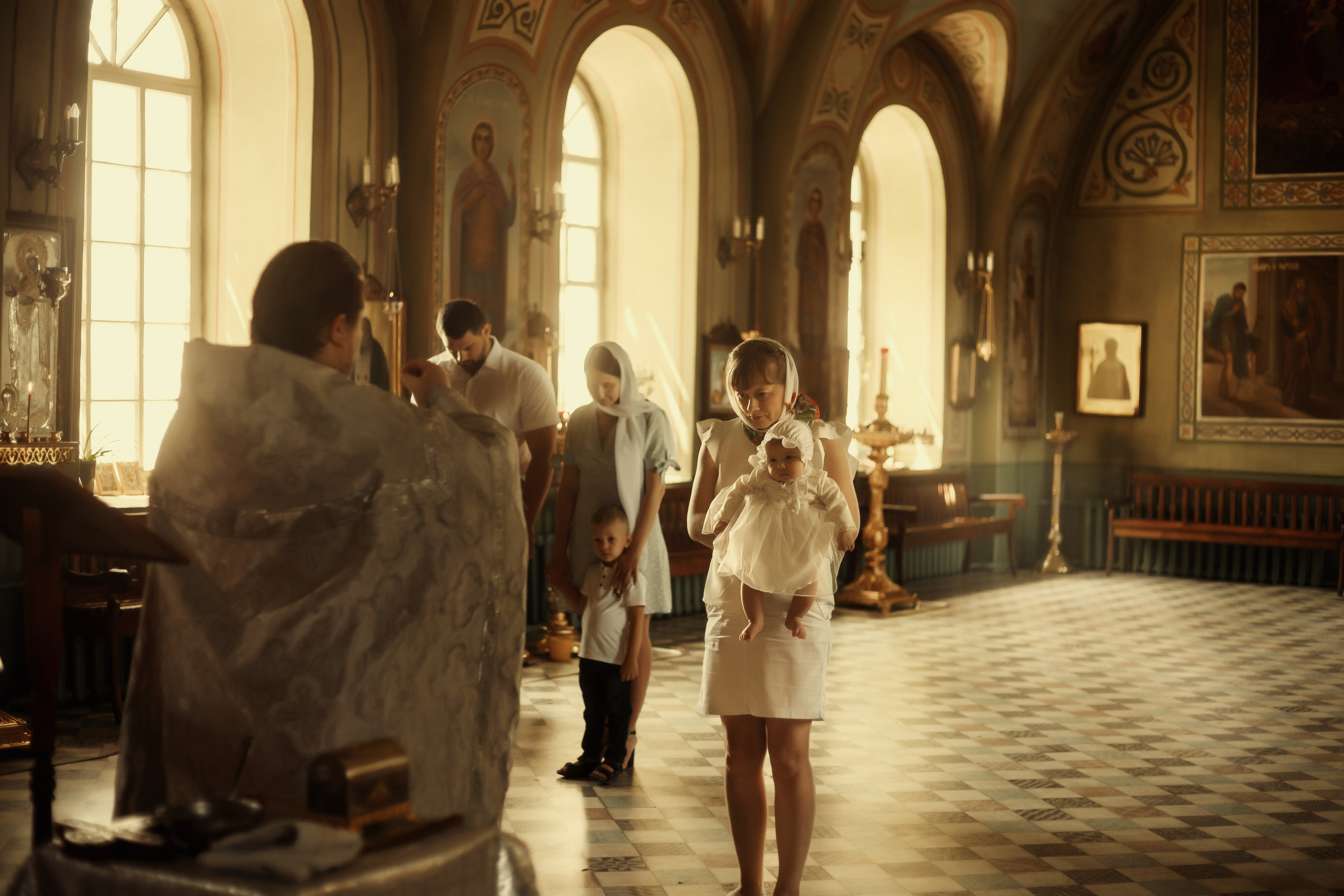 Крещение Вали. Фотограф новорожденных Оренбург Оксана Трофимова