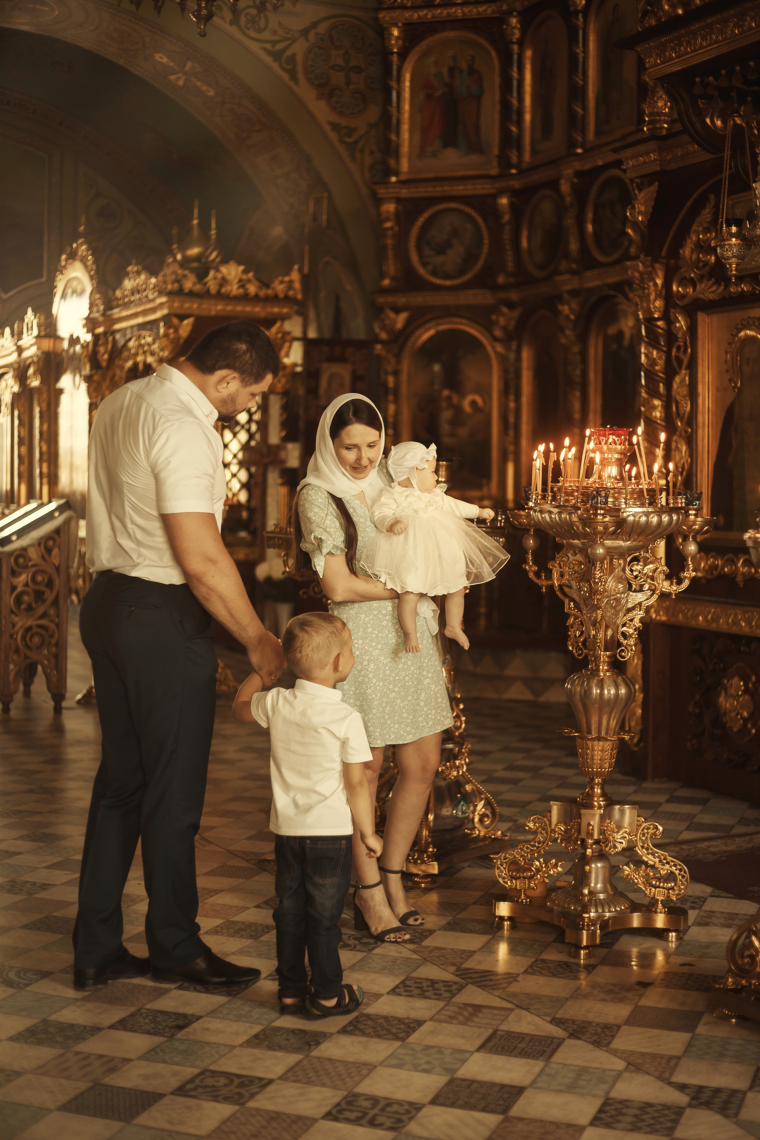 Крещение Вали. Фотограф новорожденных Оренбург Оксана Трофимова