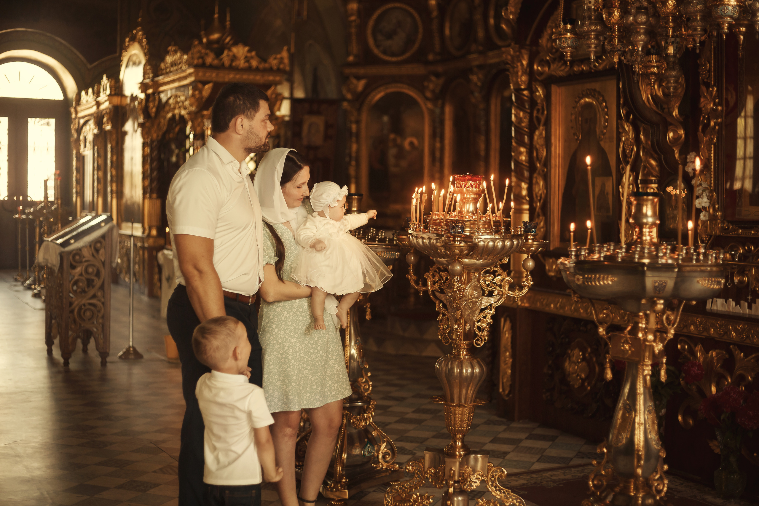 Крещение Вали. Фотограф новорожденных Оренбург Оксана Трофимова