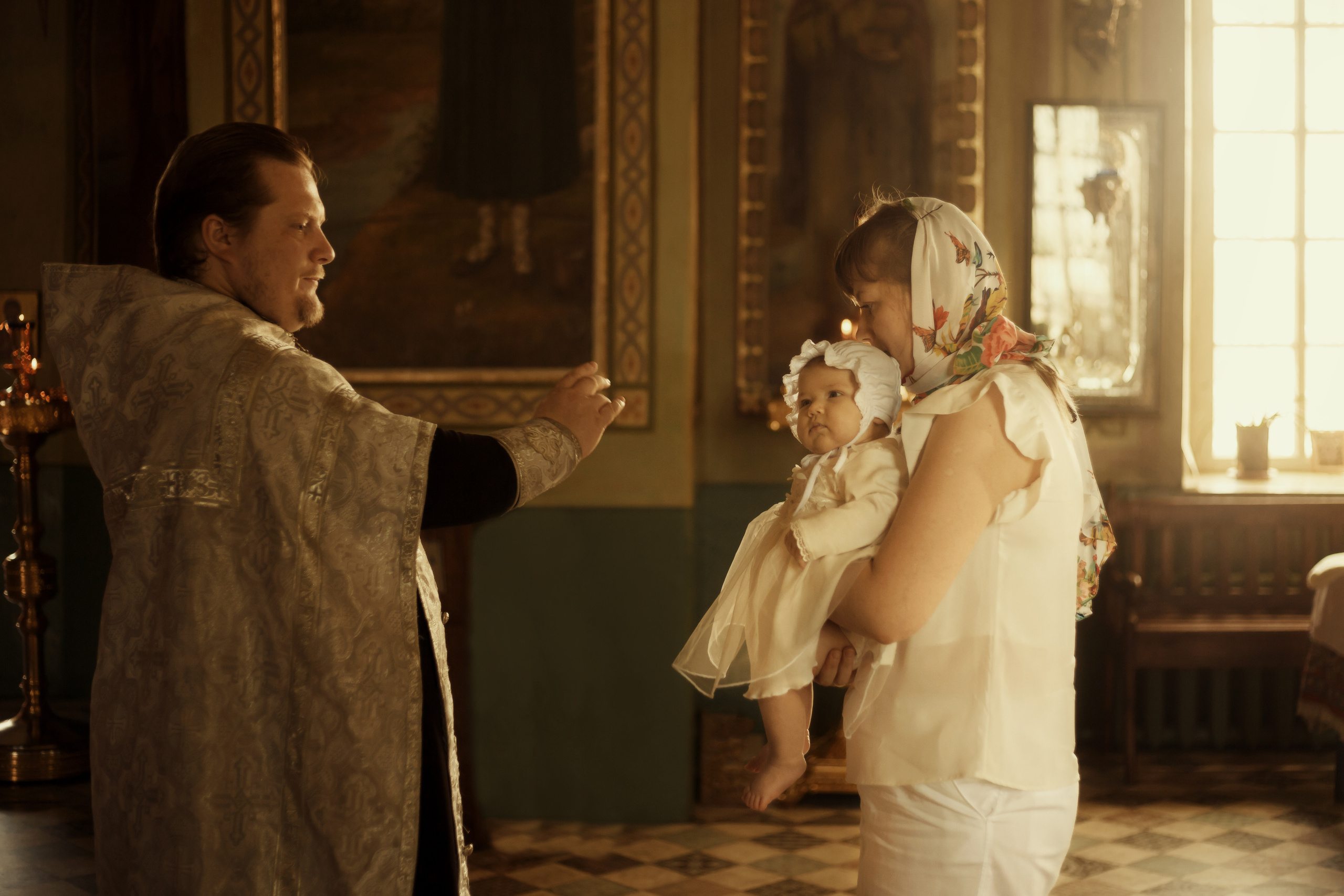 Крещение Вали. Фотограф новорожденных Оренбург Оксана Трофимова