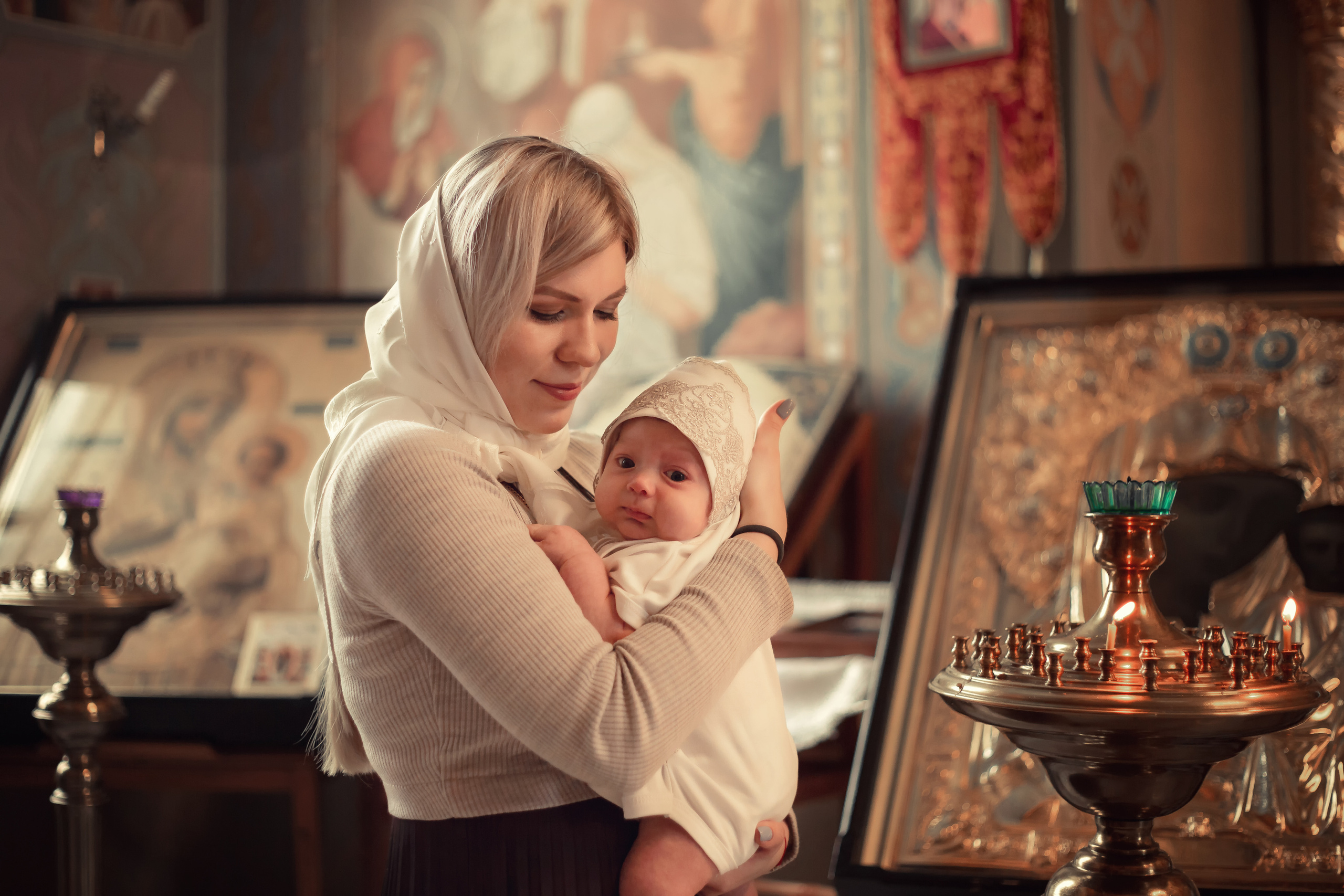 Крещение Миши Храм Серафима Саровского Пригородный. Фотограф новорожденных Оренбург Оксана Трофимова