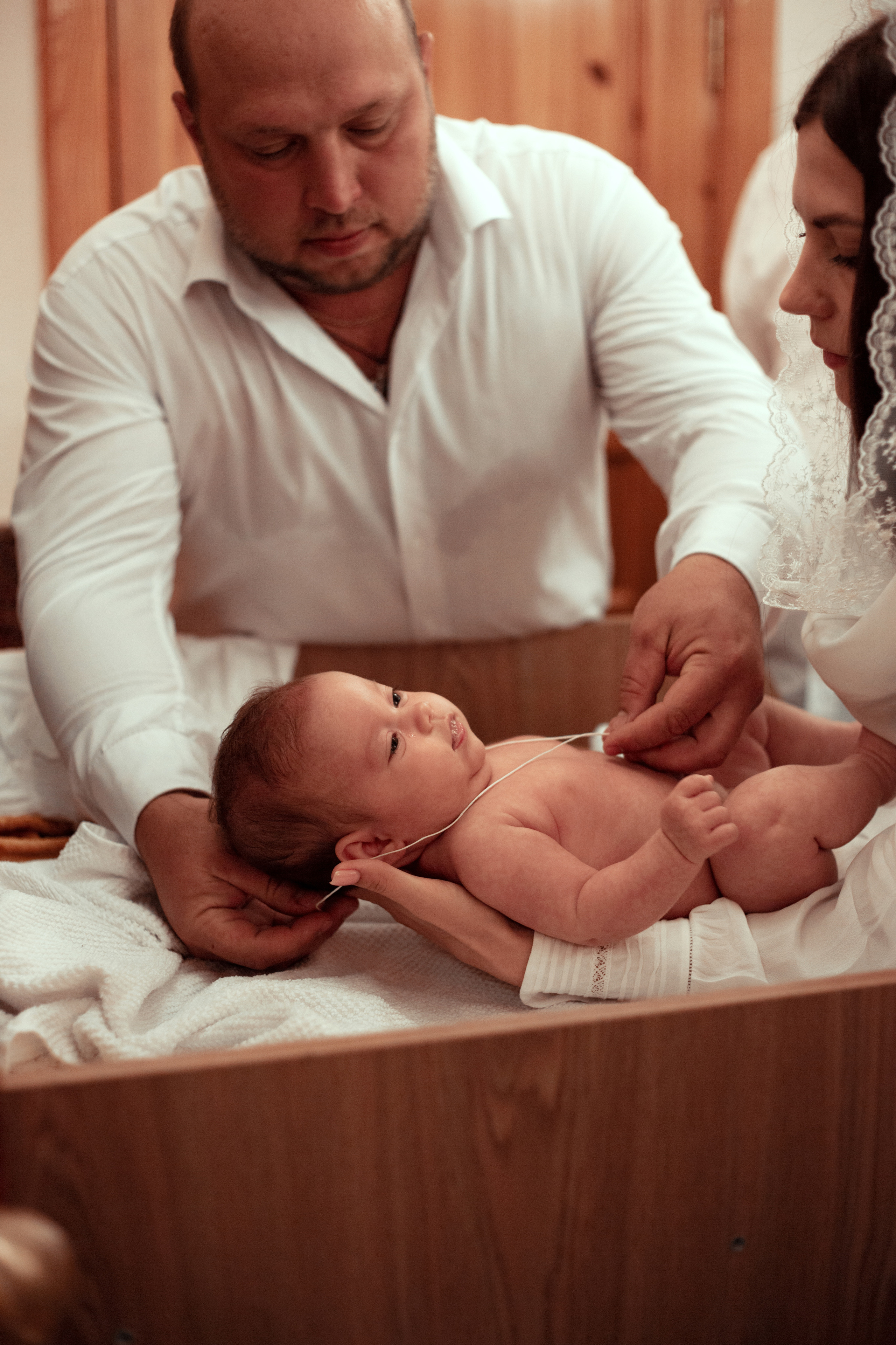 Крещение Варвары Храм Сергия Радонежского п. Ростоши. Фотограф новорожденных Оренбург Оксана Трофимова