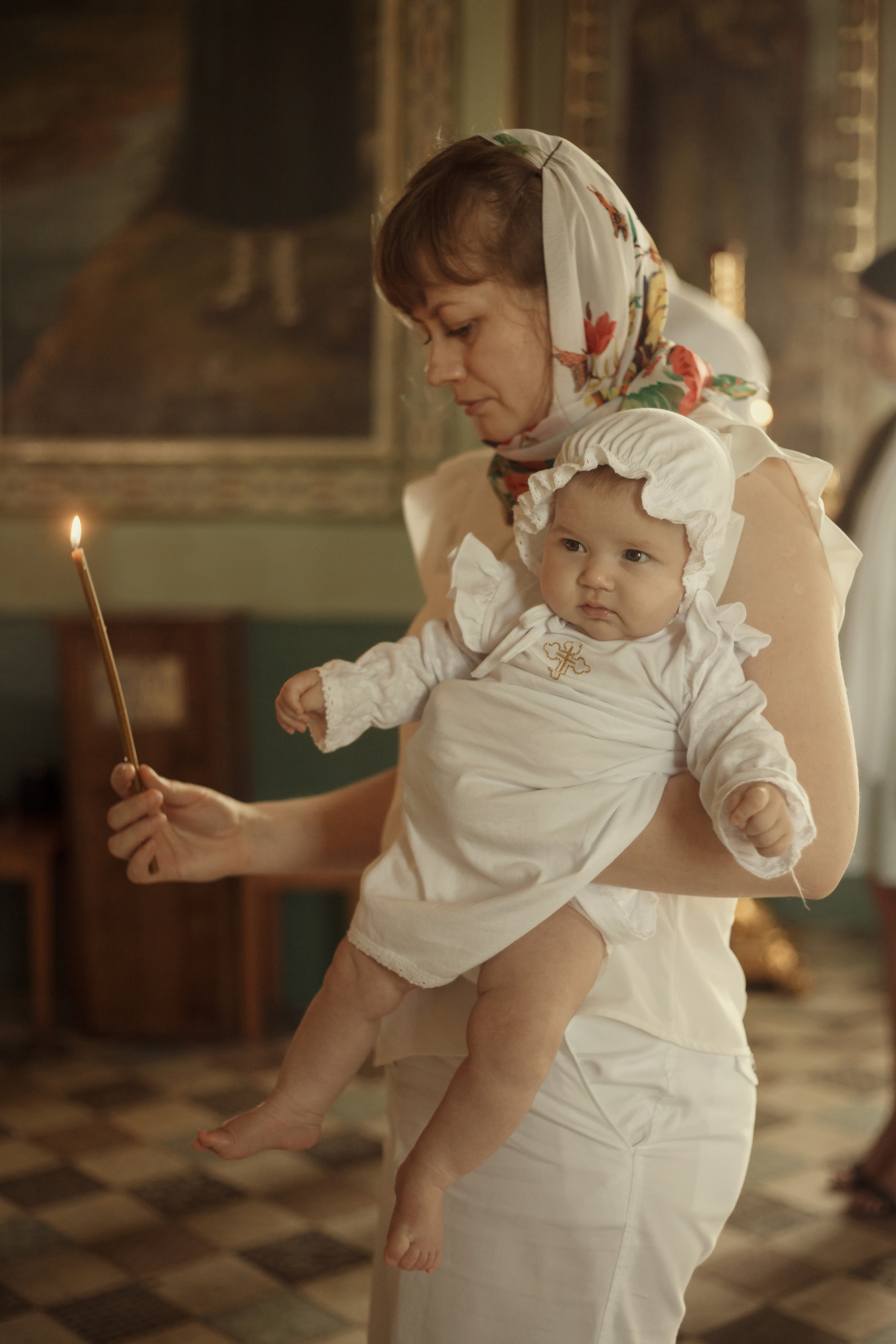 Крещение Вали. Фотограф новорожденных Оренбург Оксана Трофимова