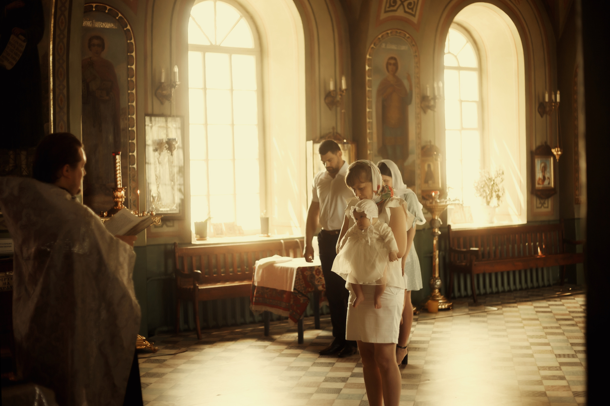 Крещение Вали. Фотограф новорожденных Оренбург Оксана Трофимова