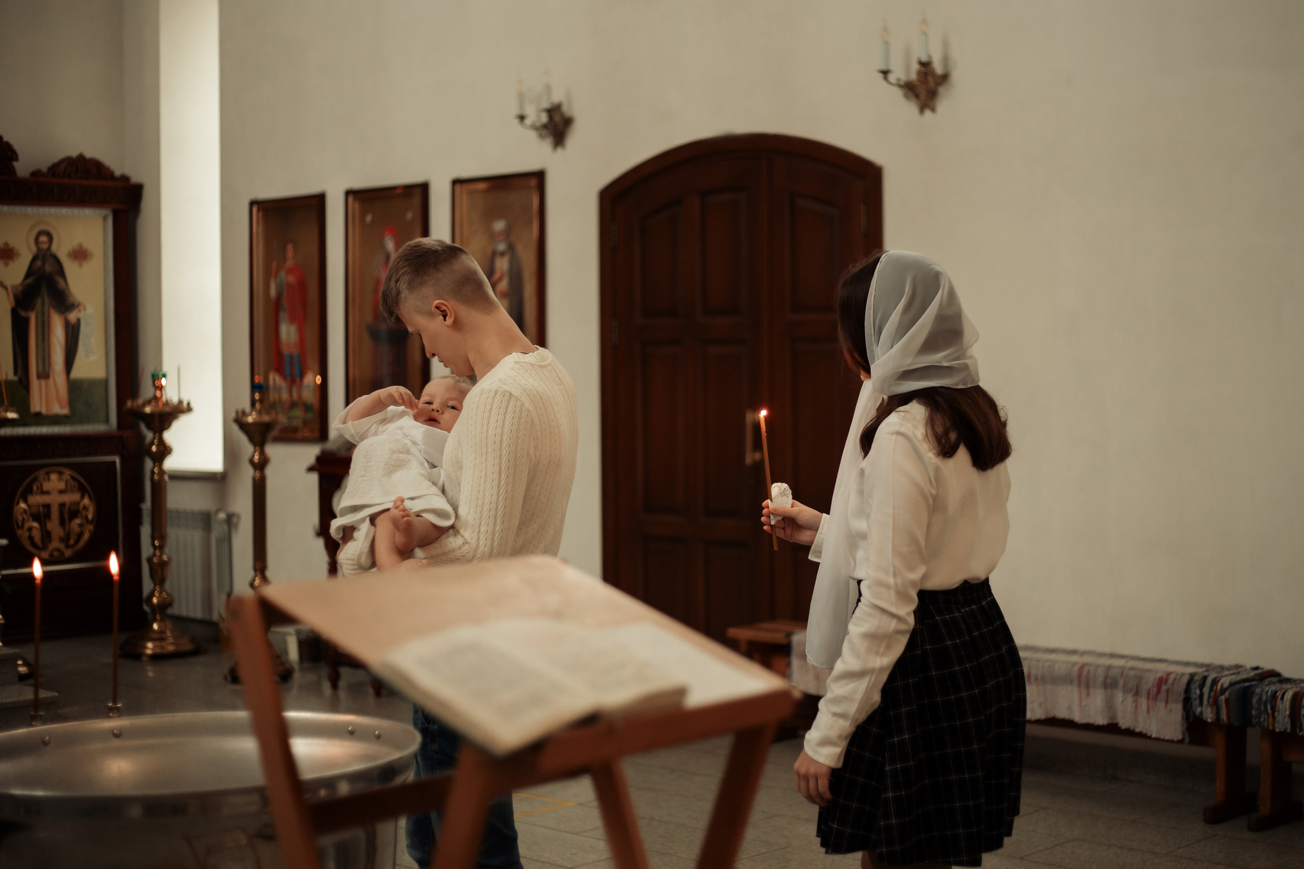 Крещение Егора Храм Архангела Михаила на ул. Восточной. Фотограф новорожденных Оренбург Оксана Трофимова