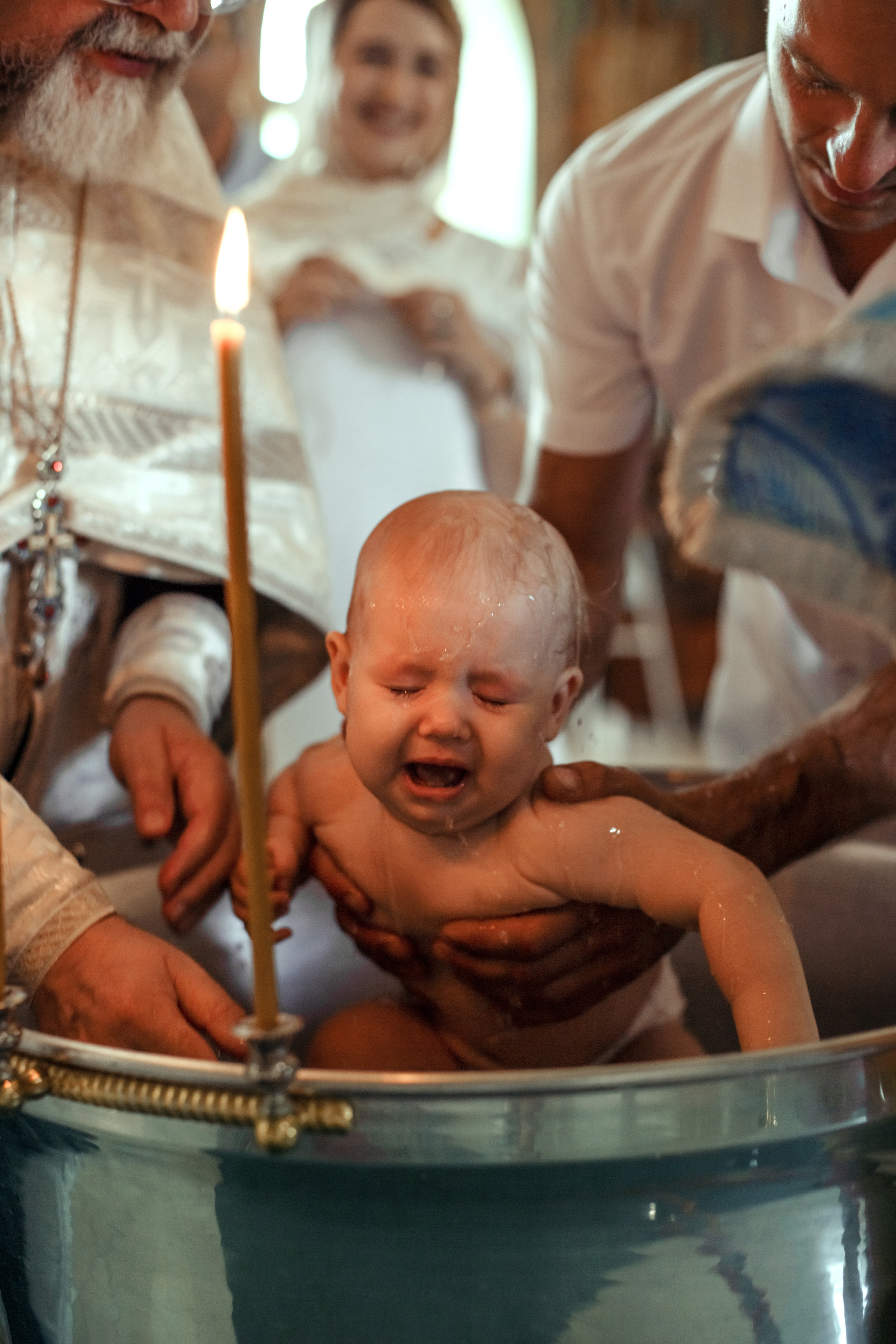 Крещение Маргариты Храм Серафима Саровского п. Пригородный. Фотограф новорожденных Оренбург Оксана Трофимова