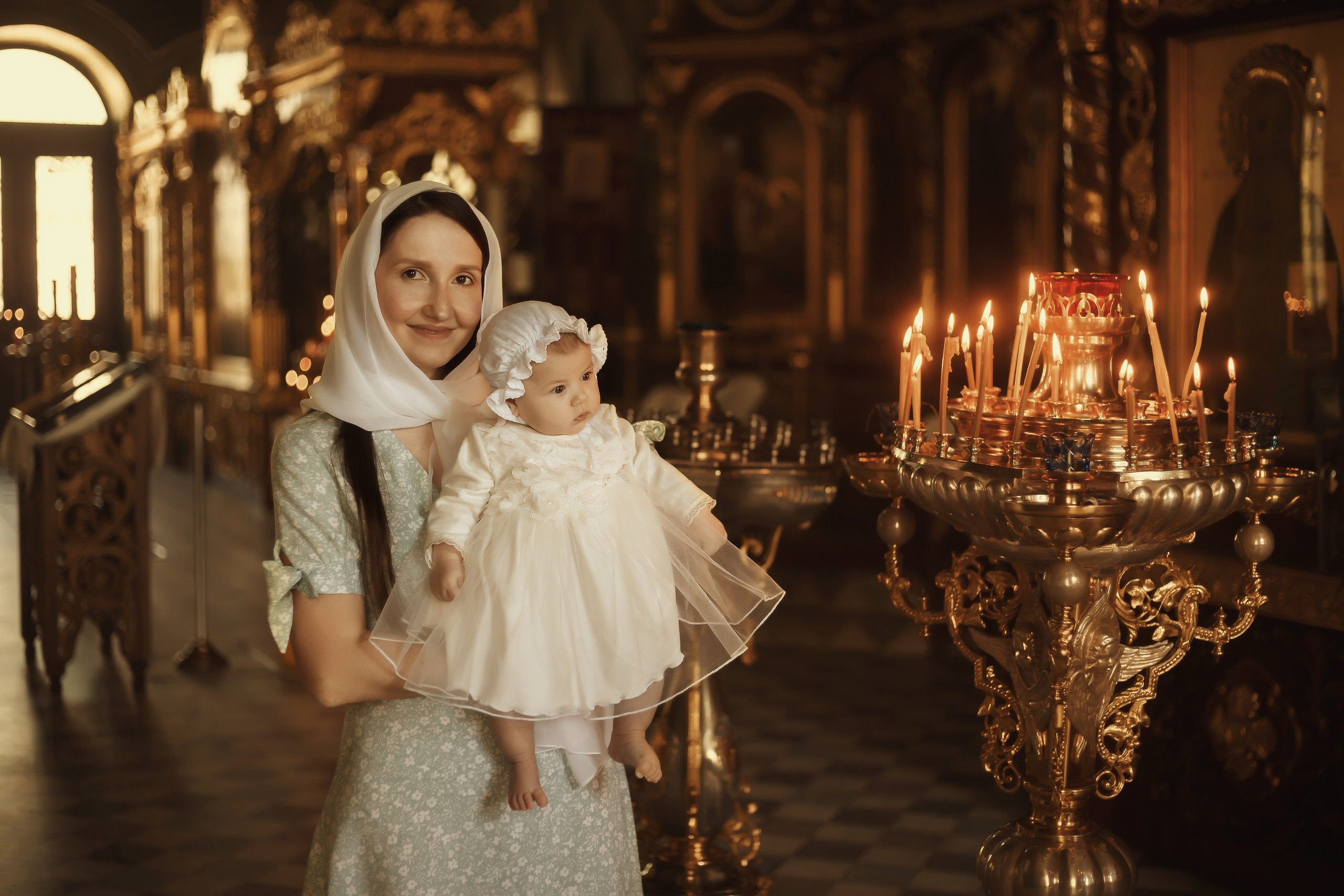 Крещение Вали. Фотограф новорожденных Оренбург Оксана Трофимова