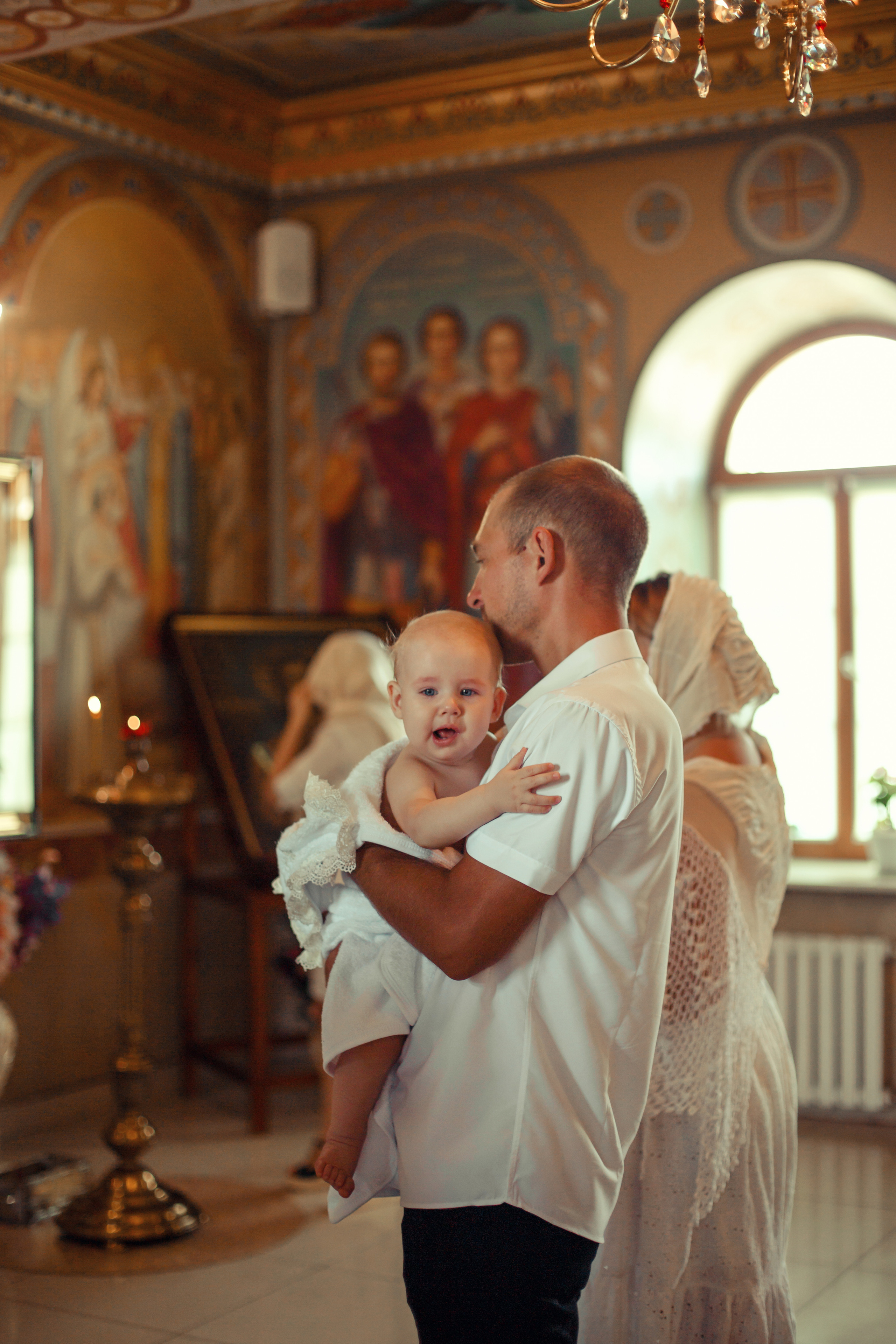 Крещение Маргариты Храм Серафима Саровского п. Пригородный. Фотограф новорожденных Оренбург Оксана Трофимова