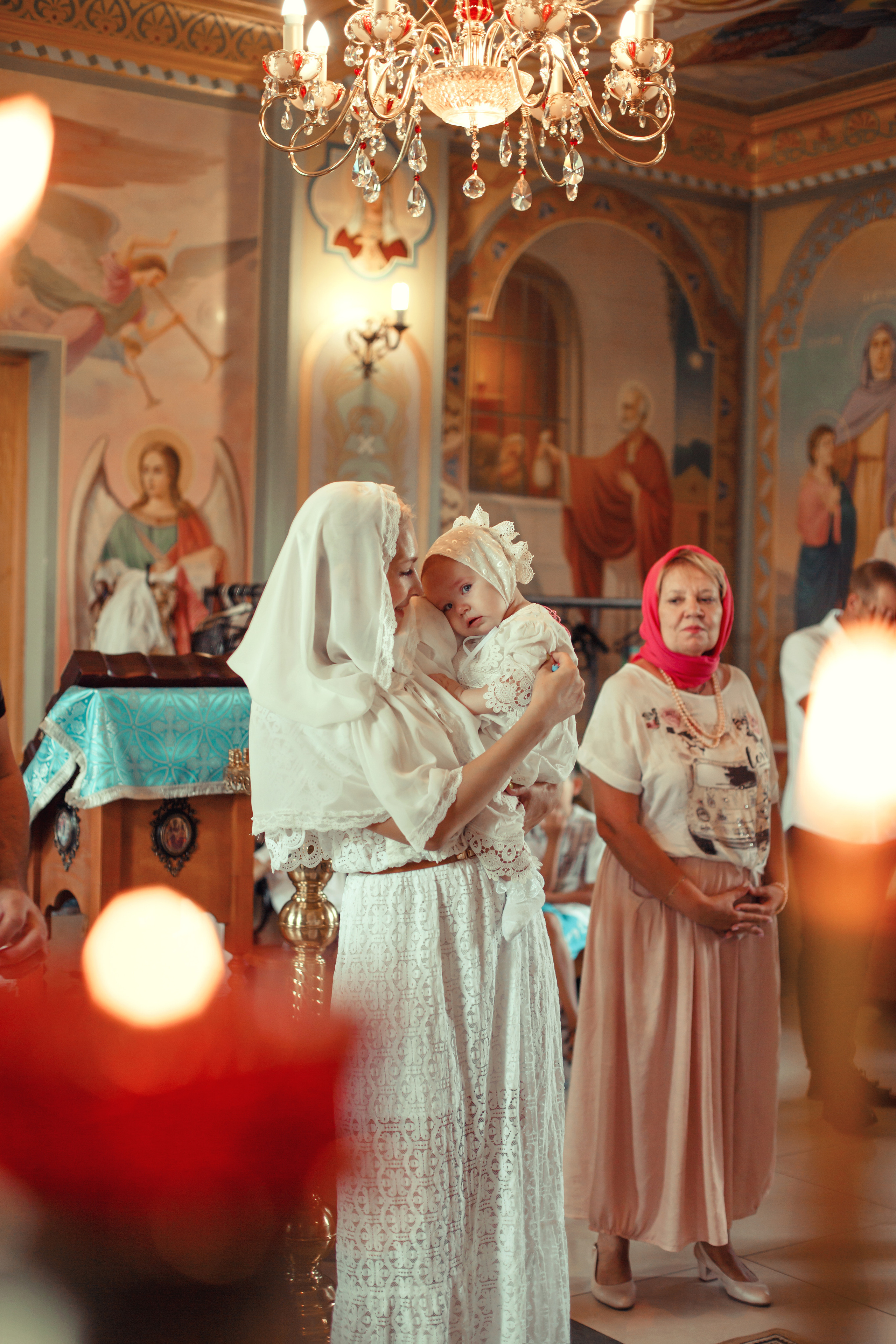 Крещение Маргариты Храм Серафима Саровского п. Пригородный. Фотограф новорожденных Оренбург Оксана Трофимова
